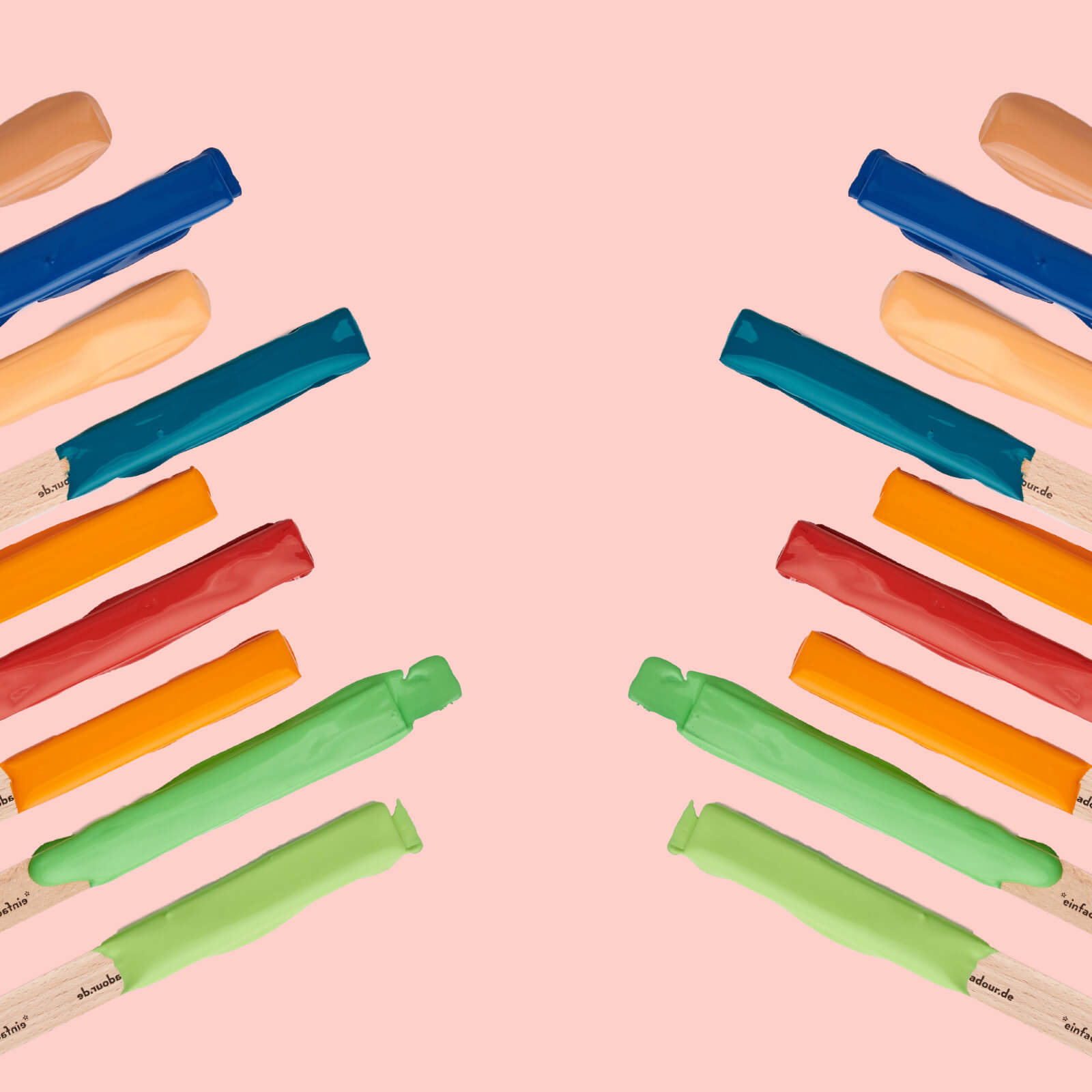 Farbpalette Siebziger Jahre
