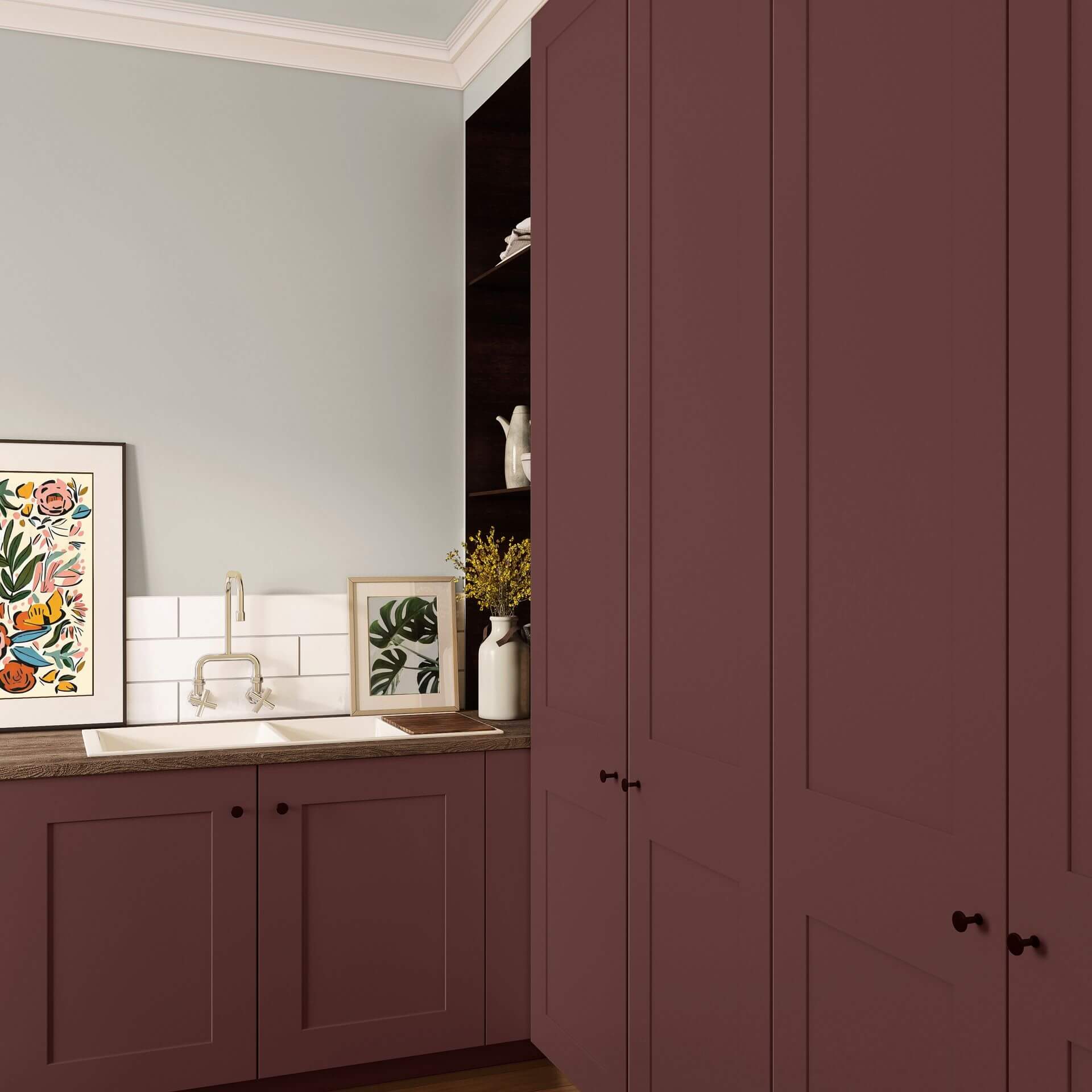 MissPompadour Red with Merlot - The Valuable Wall Paint 1L