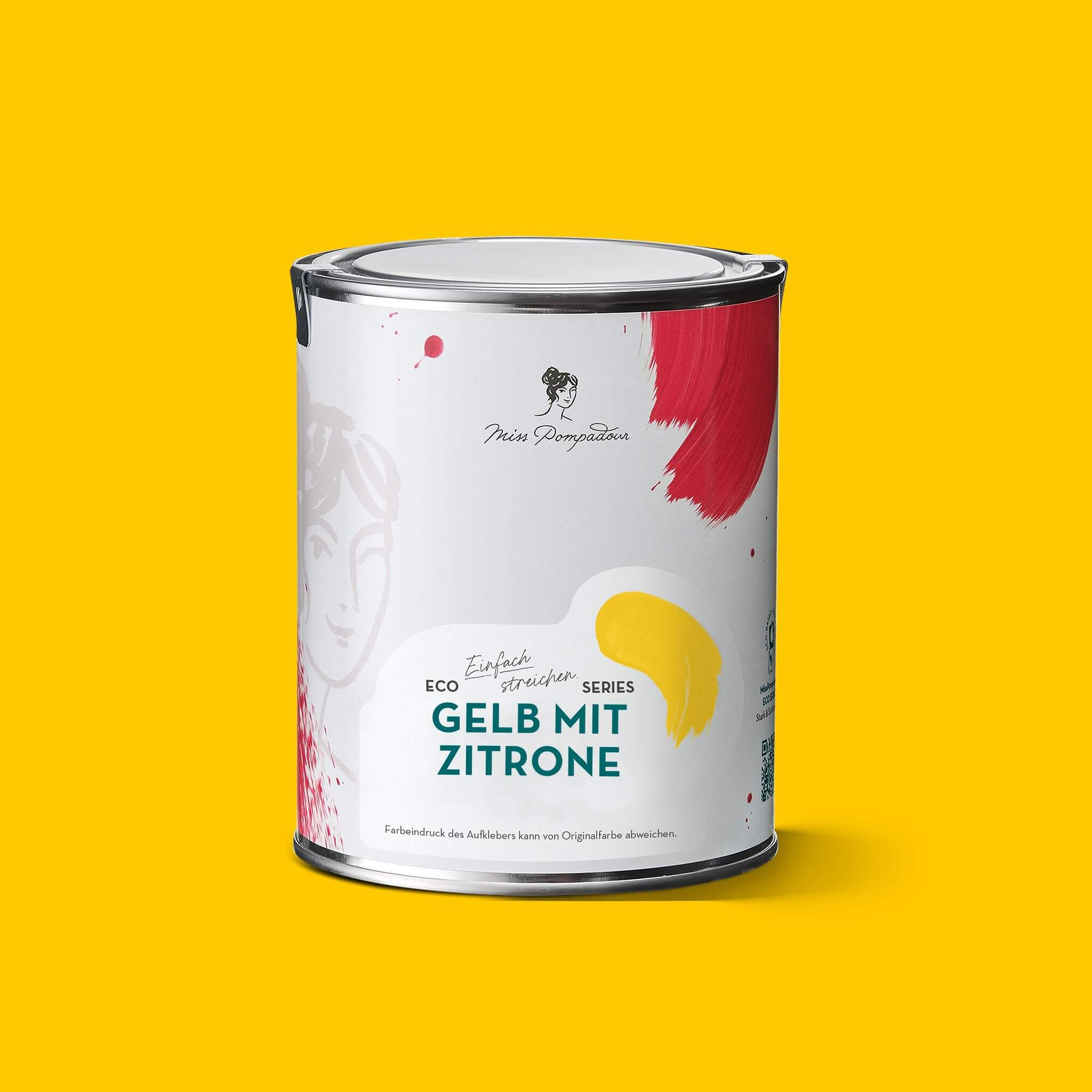 MissPompadour Gelb mit Zitrone - Sanft & Matt 2.5L