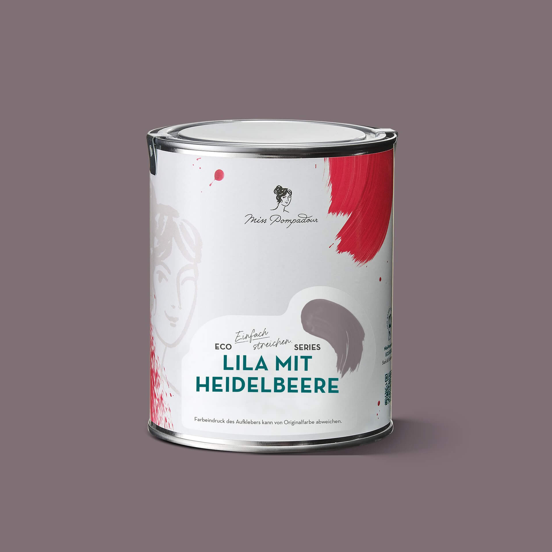 MissPompadour Lila mit Heidelbeere - Sanft & Matt 2.5L