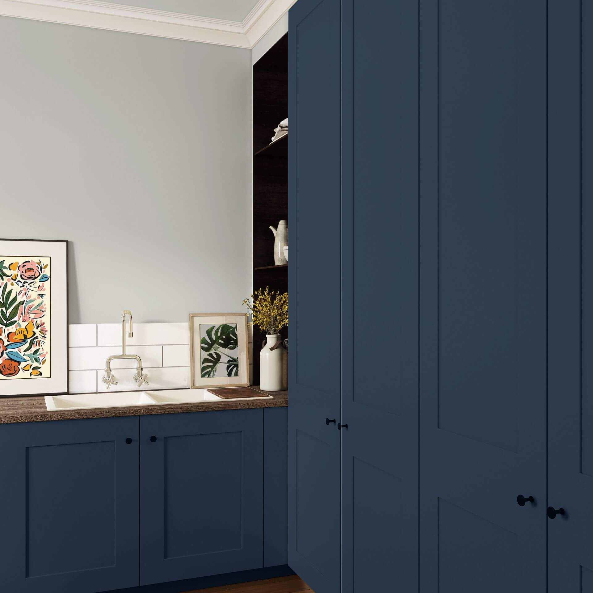 MissPompadour Blue with Midnight - The Functional Wall Paint 1L