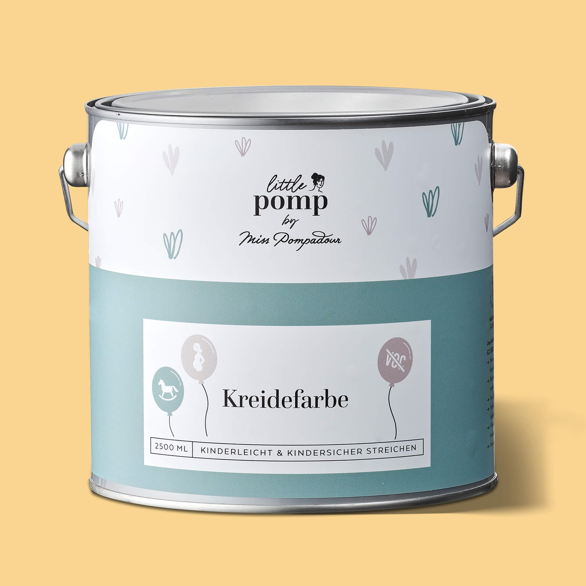 LittlePomp Gelb & Kreativ - Kreidefarbe 2.5L