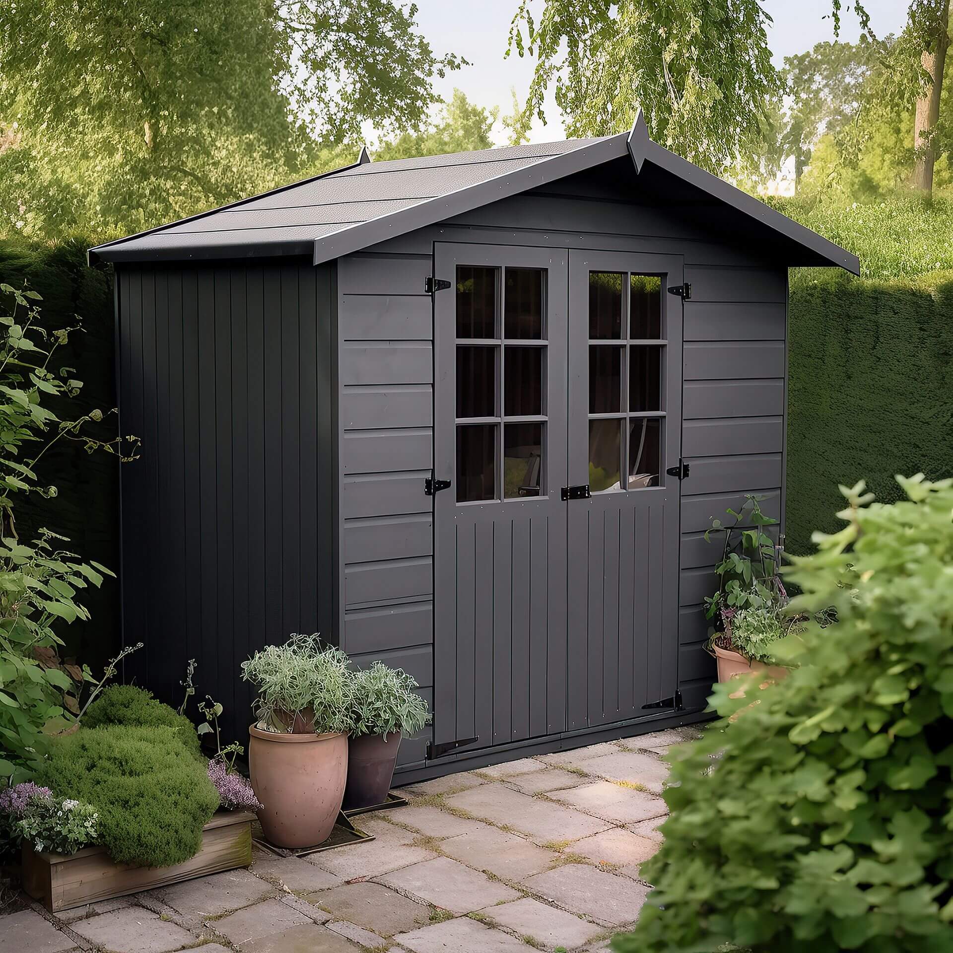 MissPompadour Black with Slate - The Valuable Wall Paint 1L