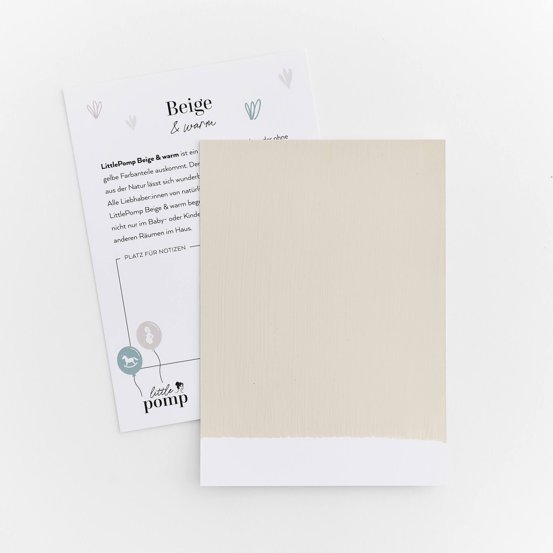 LittlePomp Beige & Warm - Farbmuster A6