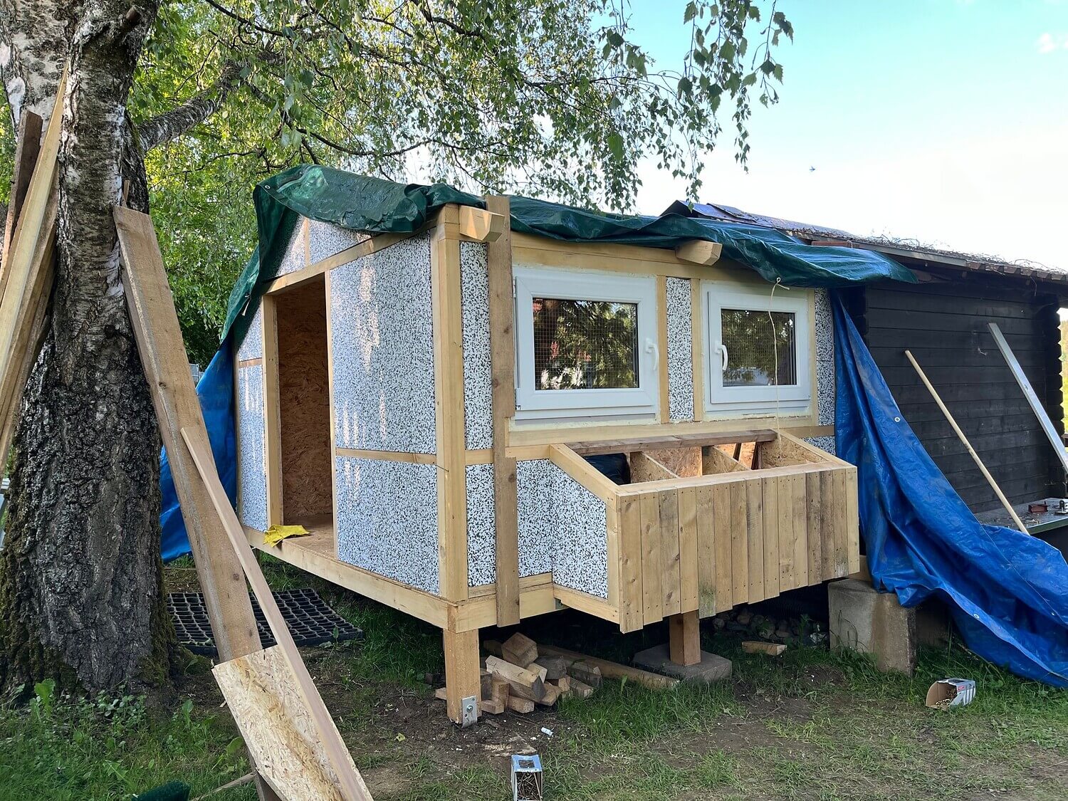 Gartenhaus streichen Anleitung MissPompadour