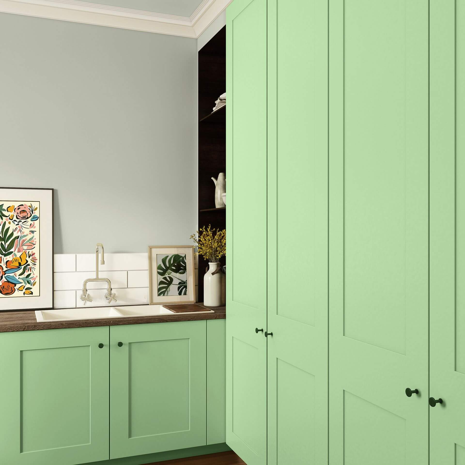 MissPompadour Green with Lime - The Valuable Wall Paint 1L