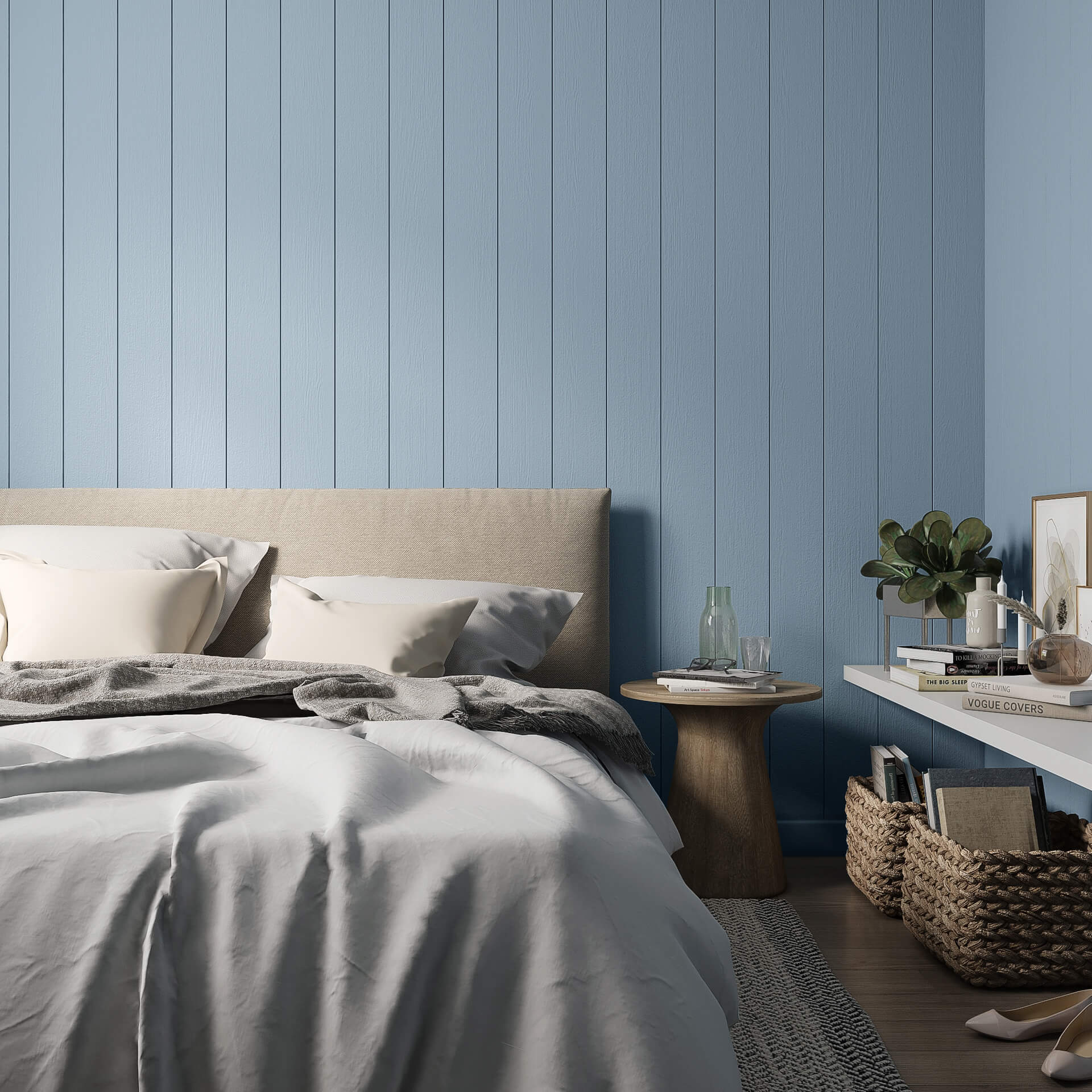 MissPompadour Blue with Fog - The Functional Wall Paint 1L