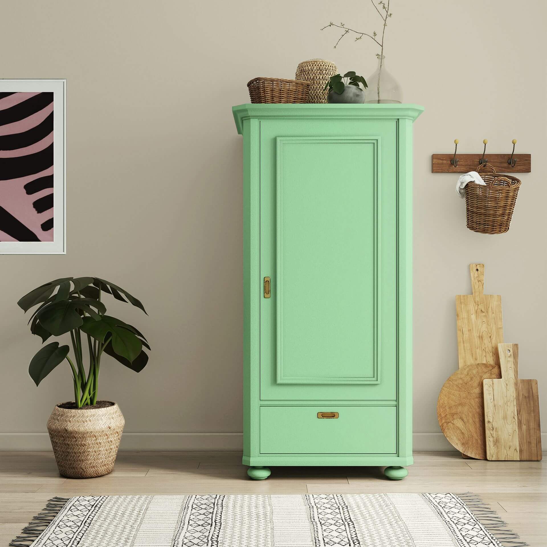 MissPompadour Green with Mint - The Valuable Wall Paint 1L