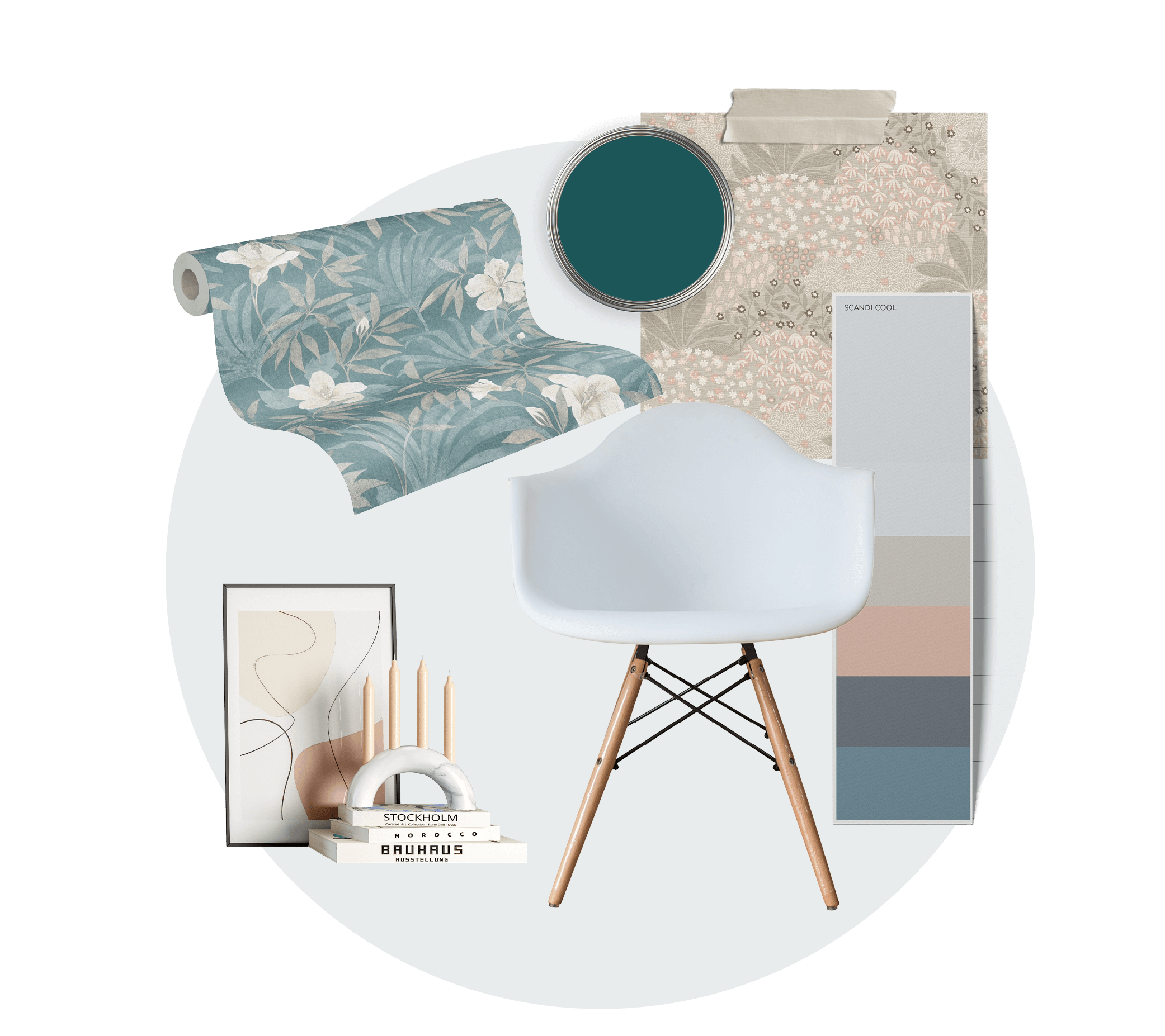 Farbpalette Skandi Cool