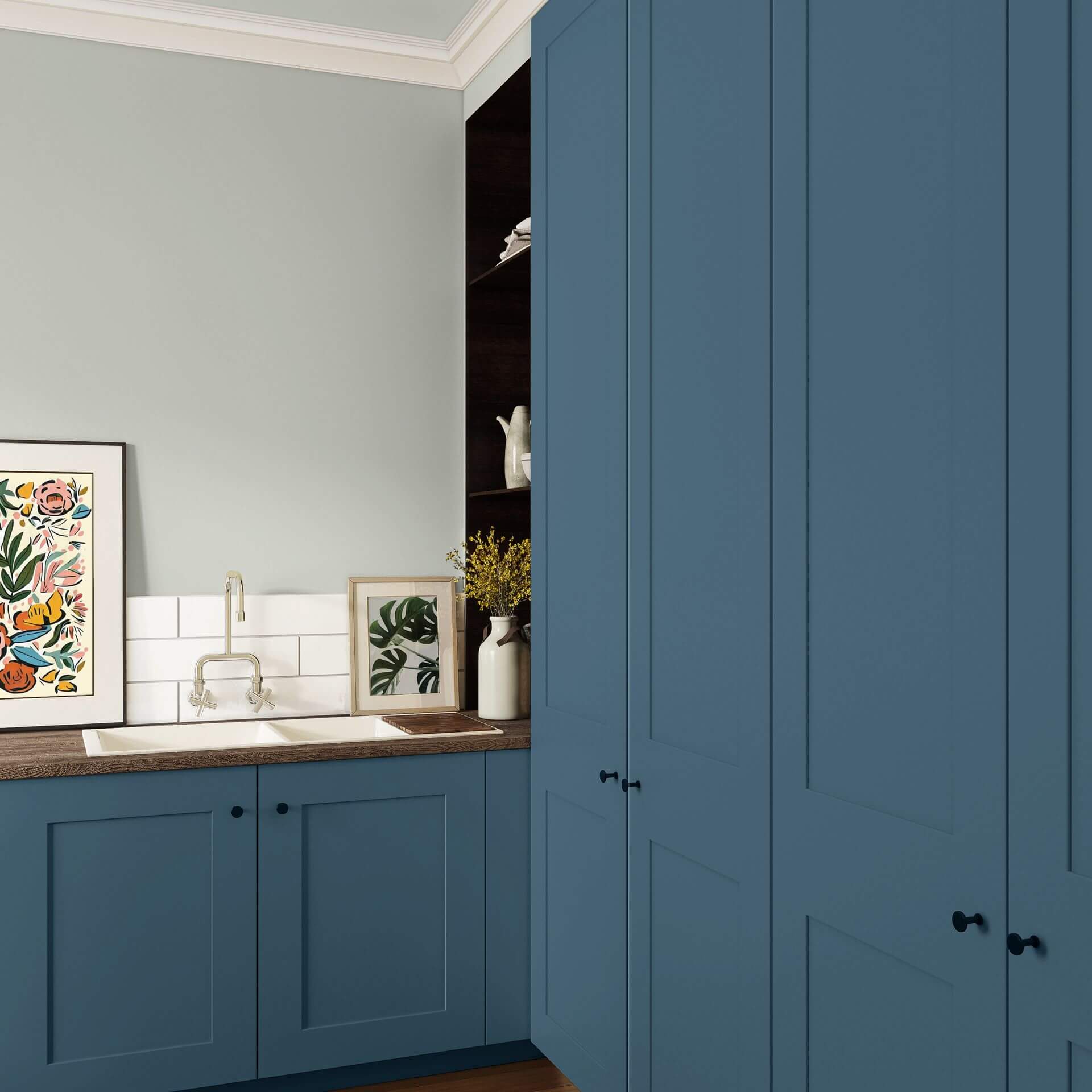 MissPompadour Blue with Jeans - The Valuable Wall Paint 1L