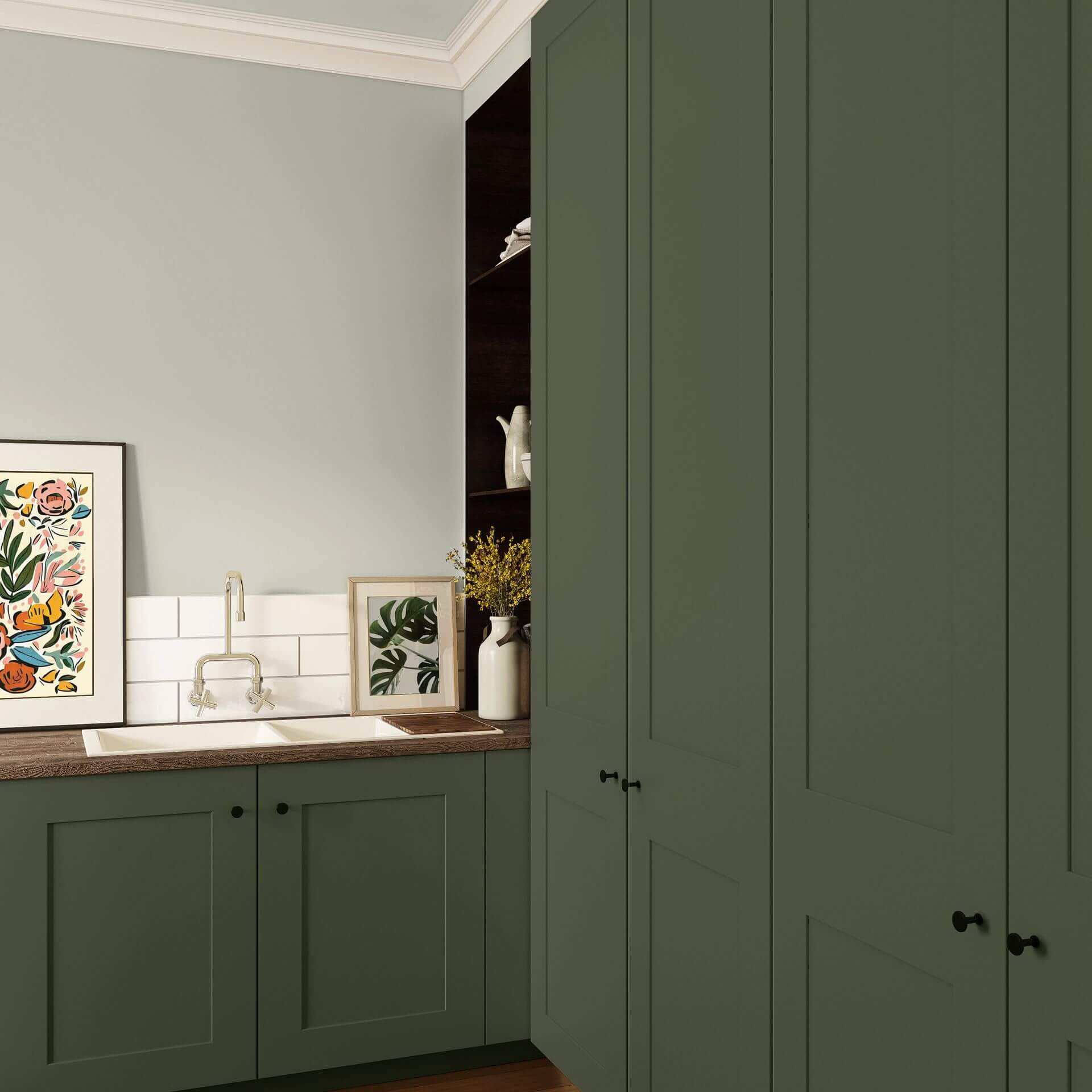 MissPompadour Green with Mud - The Valuable Wall Paint 1L