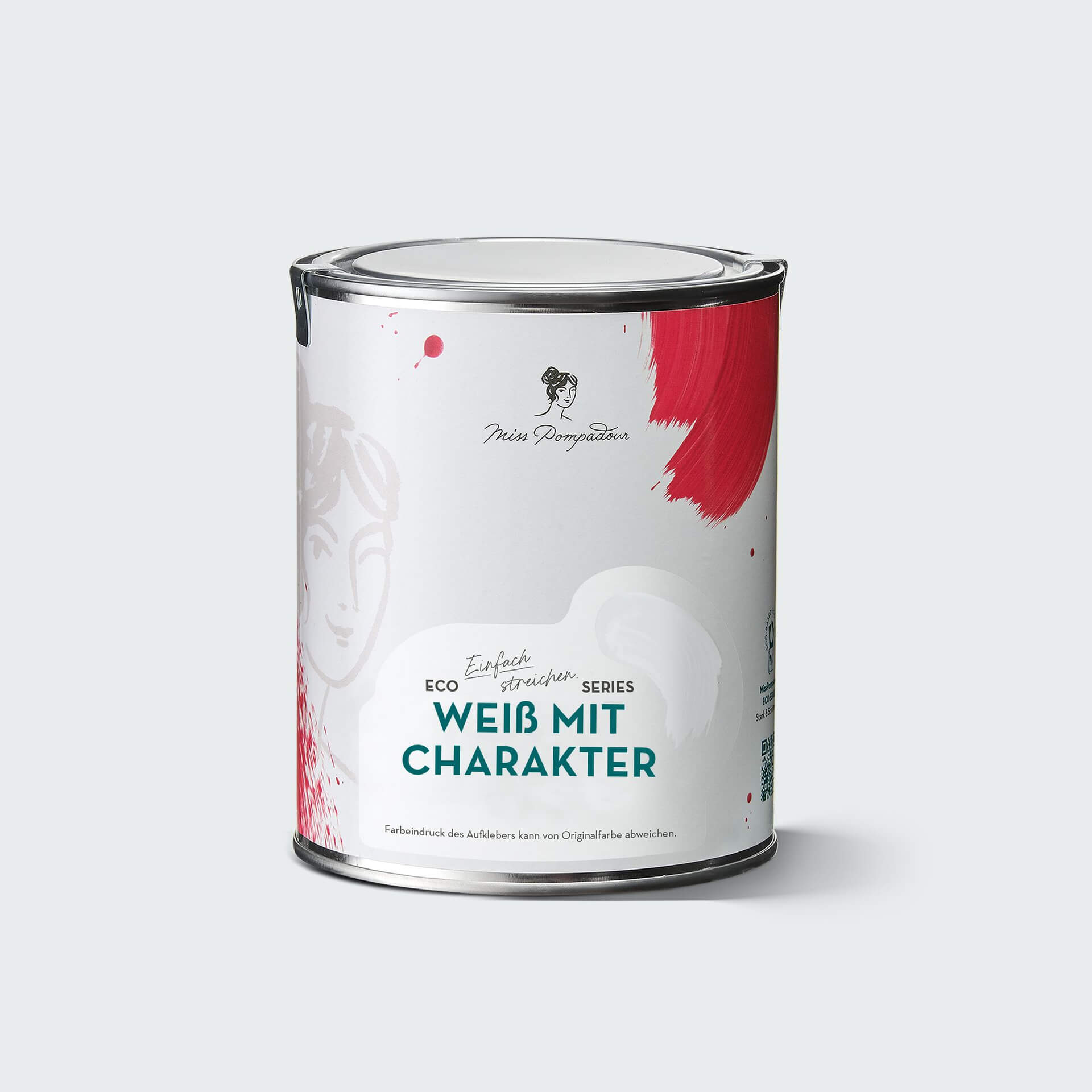 MissPompadour Weiß mit Charakter - Stark & Schimmernd 1L
