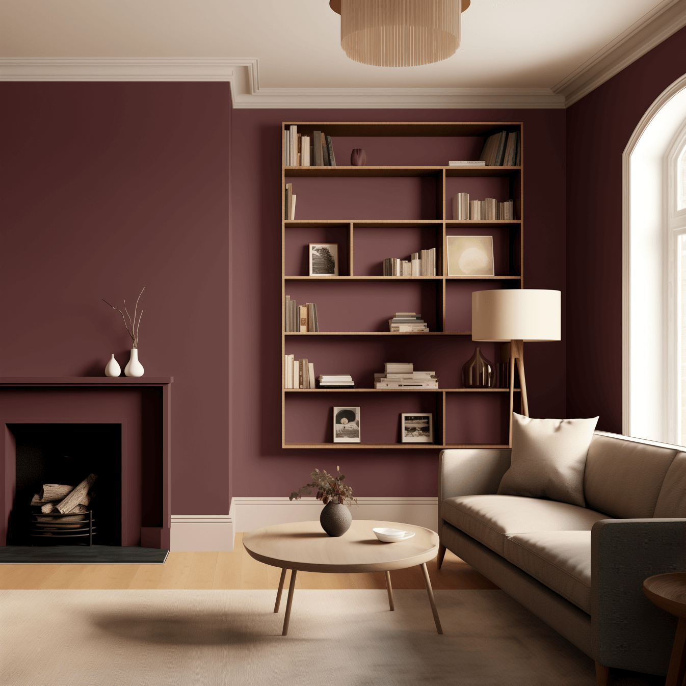 MissPompadour Red with Merlot - The Functional Wall Paint 1L