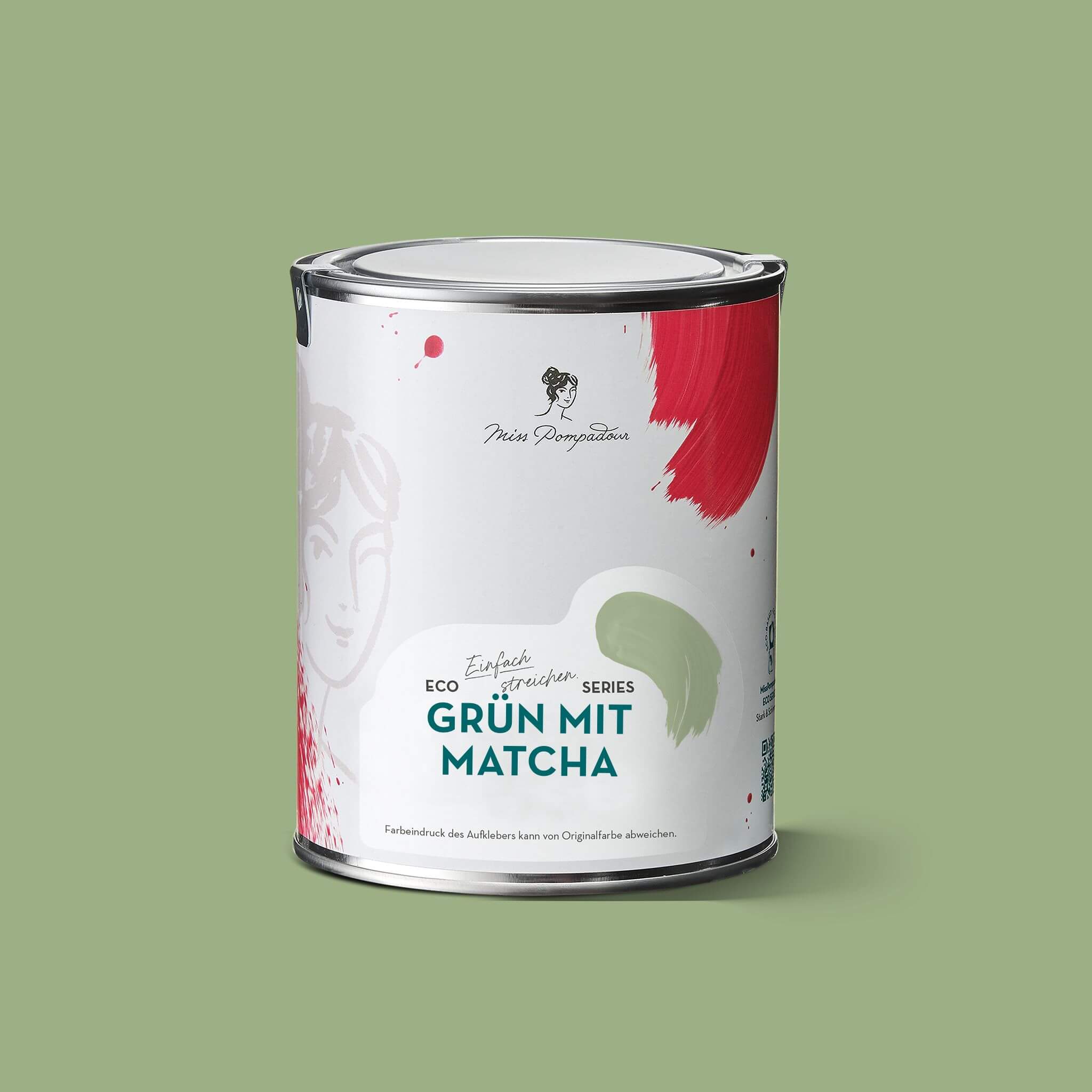 MissPompadour Grün mit Matcha - Die Wertvolle 1L
