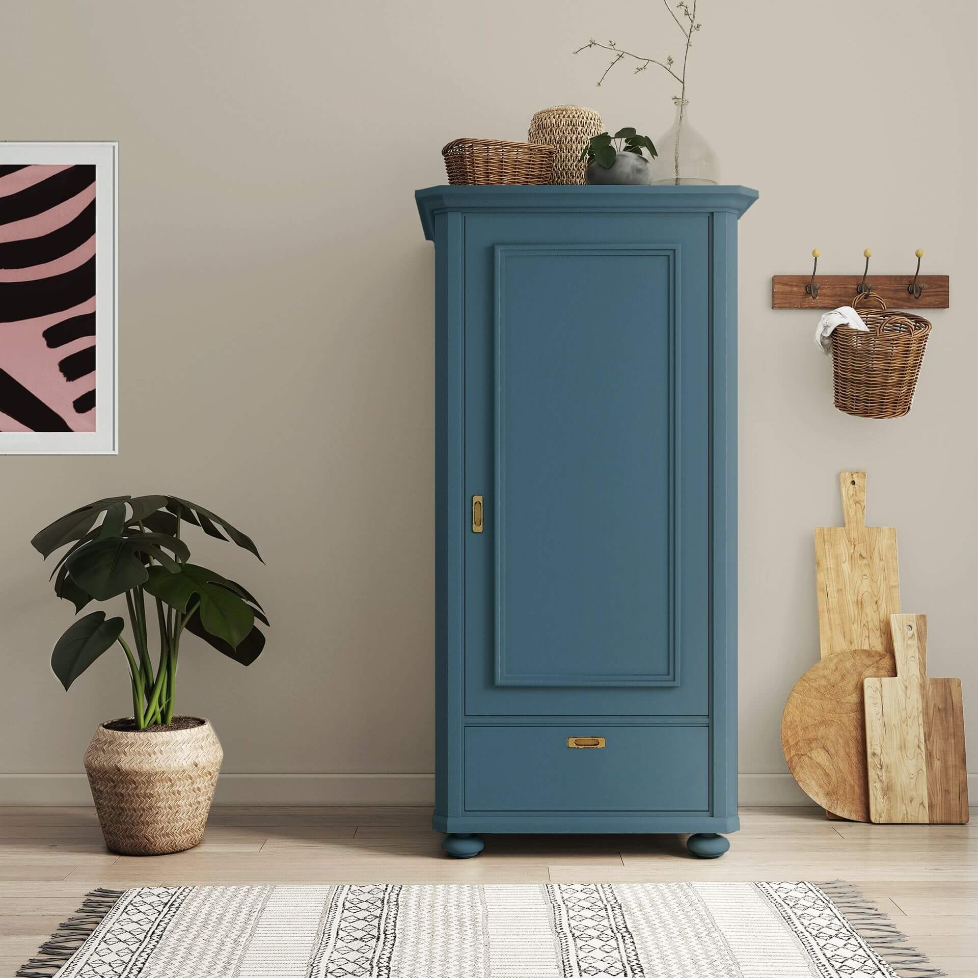 MissPompadour Blue with Jeans - The Functional Wall Paint 1L