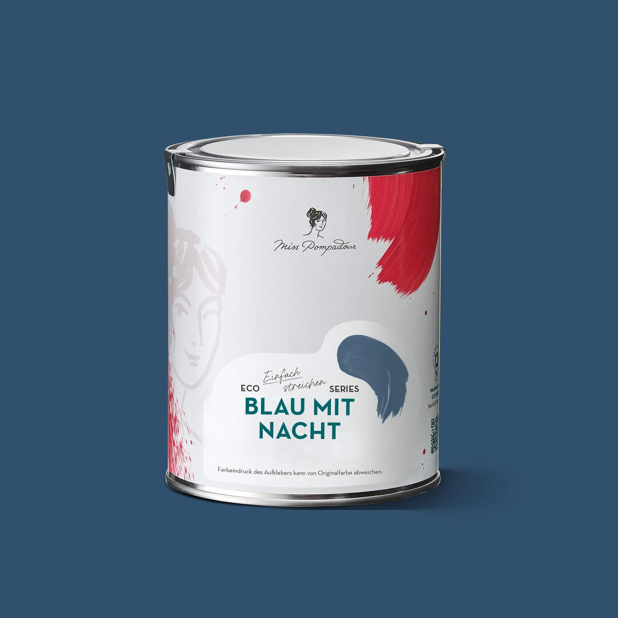 MissPompadour Blau mit Nacht - Sanft & Matt 1L