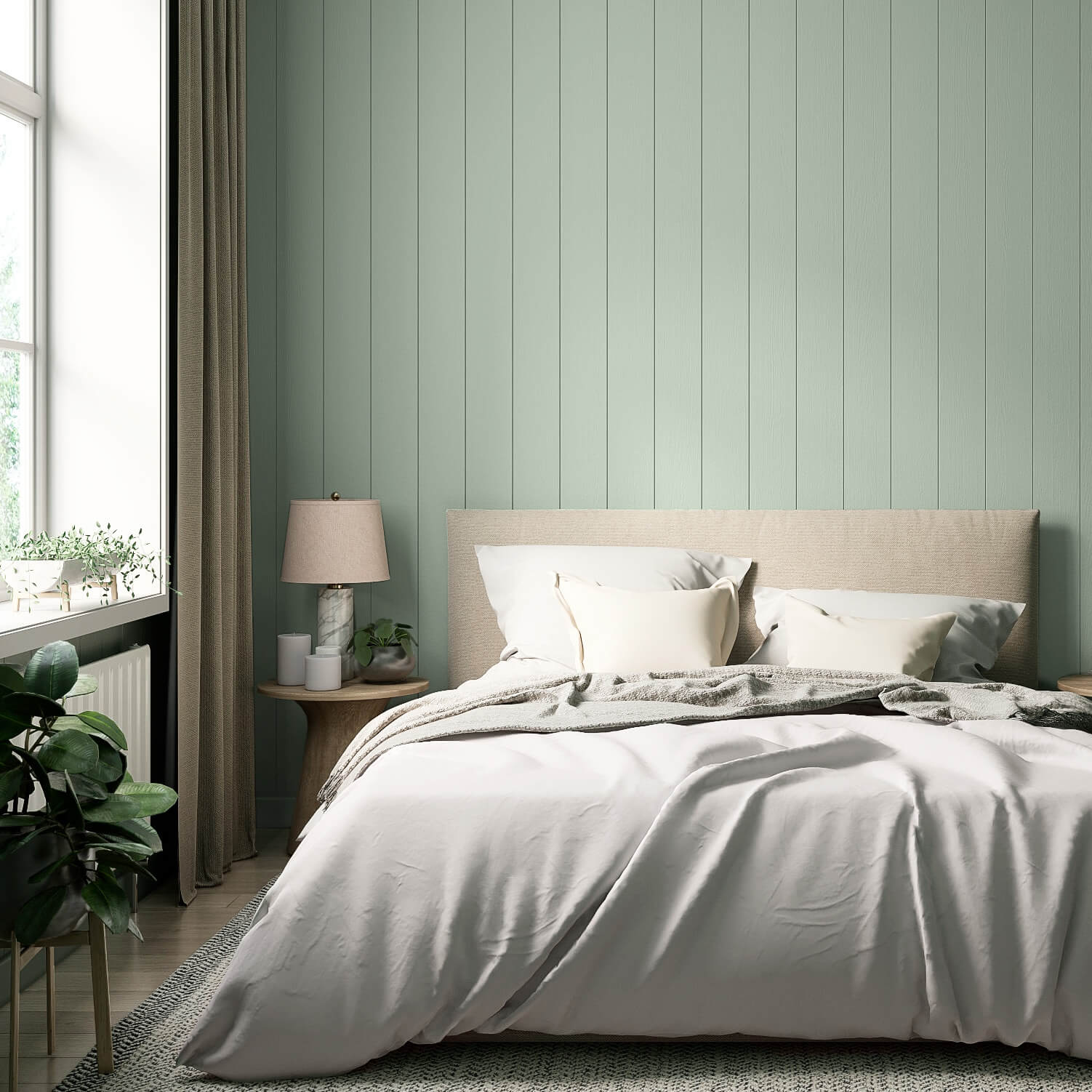 MissPompadour Green with Sage - The Functional Wall Paint 1L