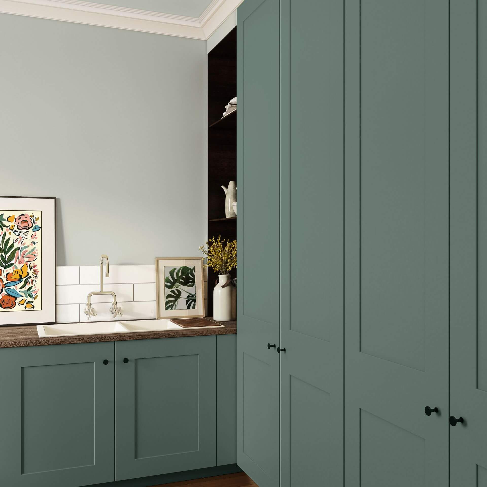 MissPompadour Green with Moss - The Functional Wall Paint 1L