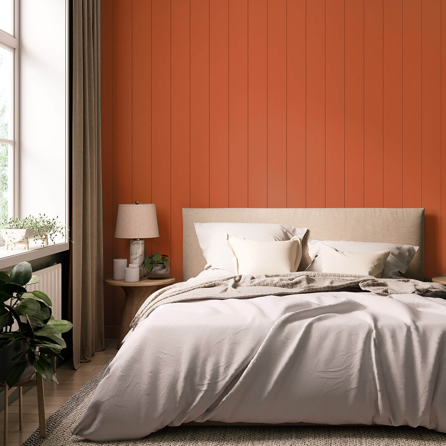 MissPompadour Orange with Goldfish - The Valuable Wall Paint 1L