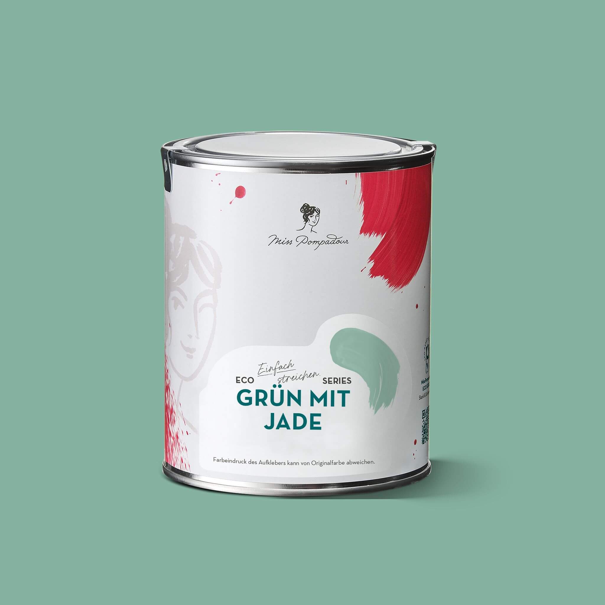 MissPompadour Grün mit Jade - Stark & Schimmernd 2.5L