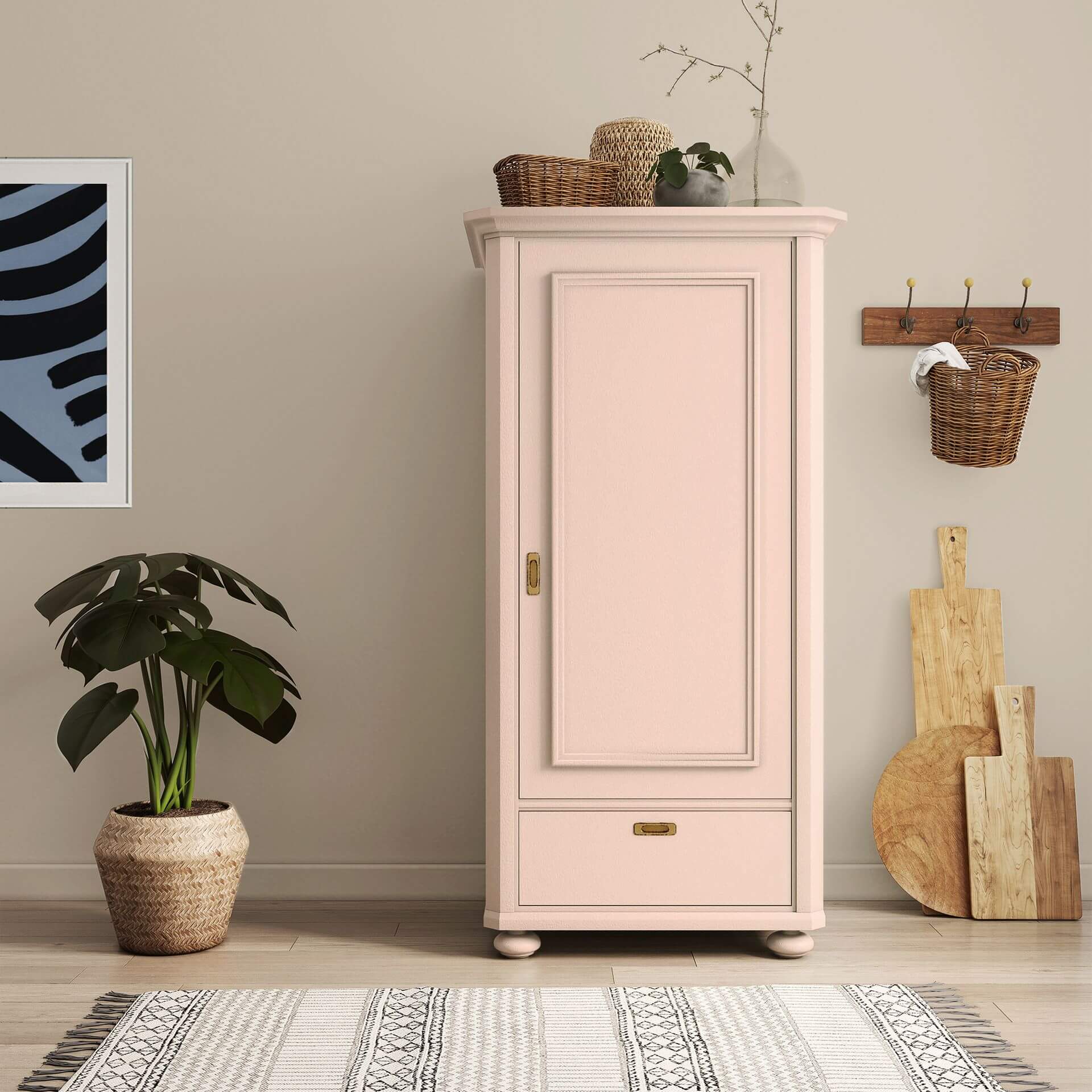 MissPompadour Rose with Peach Blossom - The Functional Wall Paint 1L