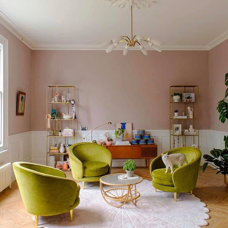 Mylands Soho House No. 266 - Marble Matt Emulsion / Wandfarbe, 1L