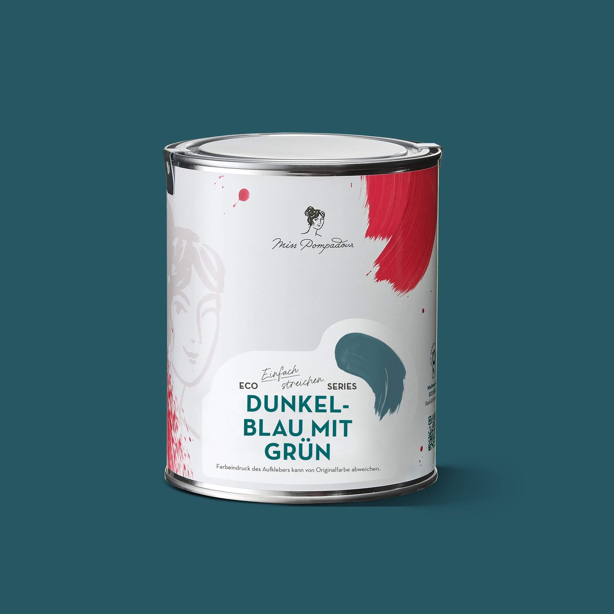 MissPompadour Dunkelblau mit Grün - Stark & Schimmernd 2.5L