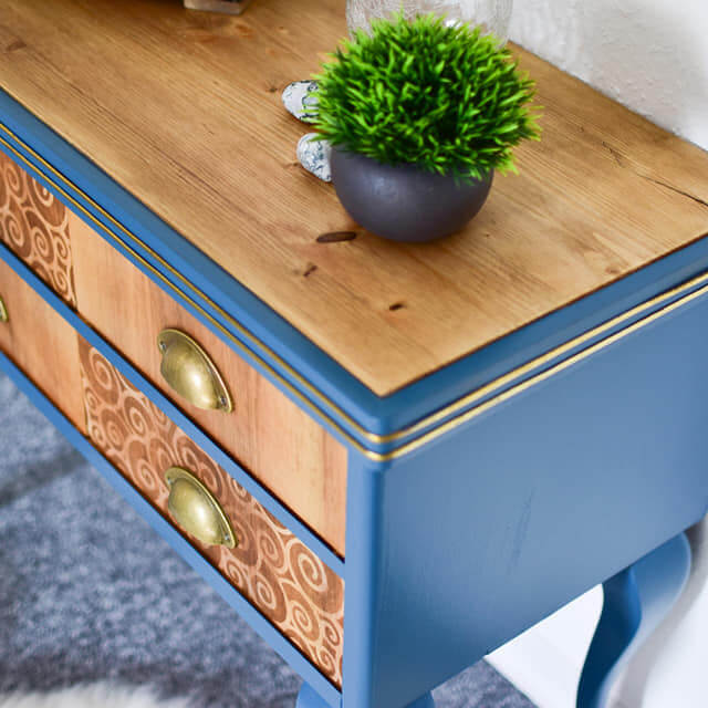 MissPompadour Blau mit Jeans - Die Wertvolle 2.5L