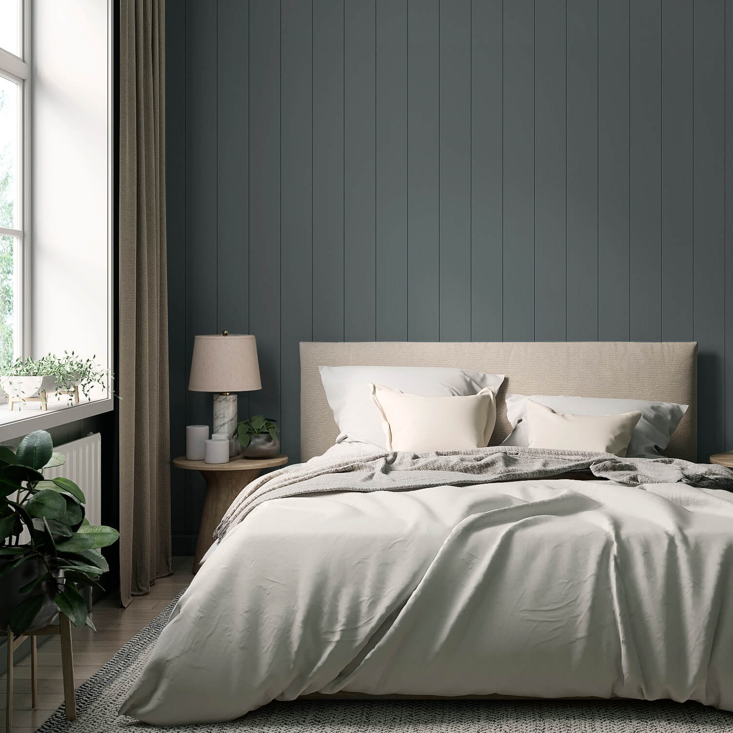 MissPompadour Grey with Black - The Valuable Wall Paint 1L