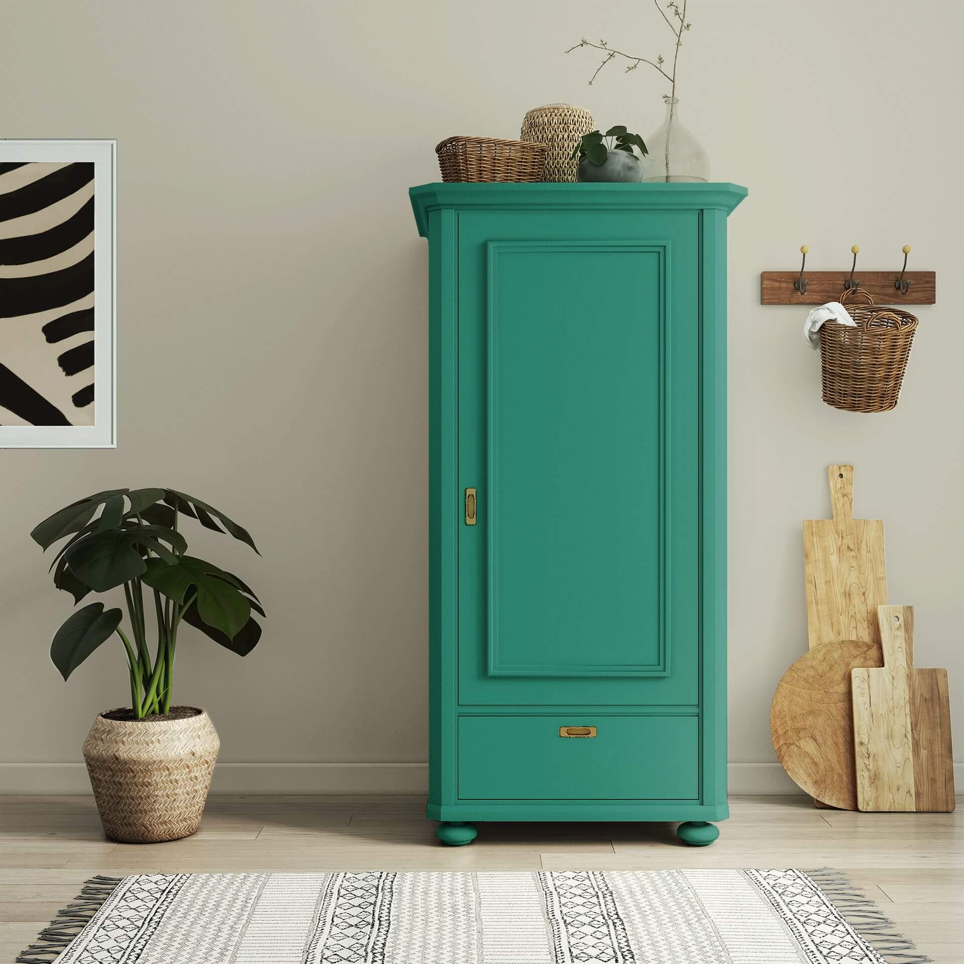 MissPompadour Green with Emerald - The Functional Wall Paint 1L