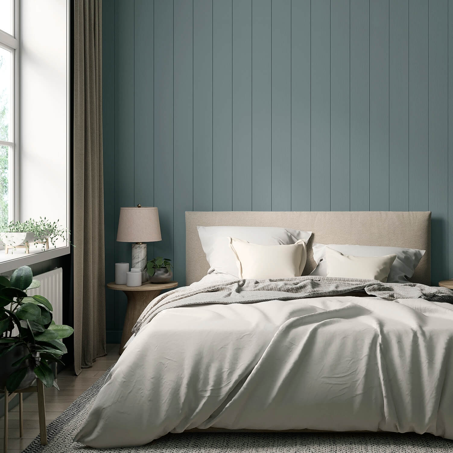 MissPompadour Grey with Green - The Valuable Wall Paint 1L