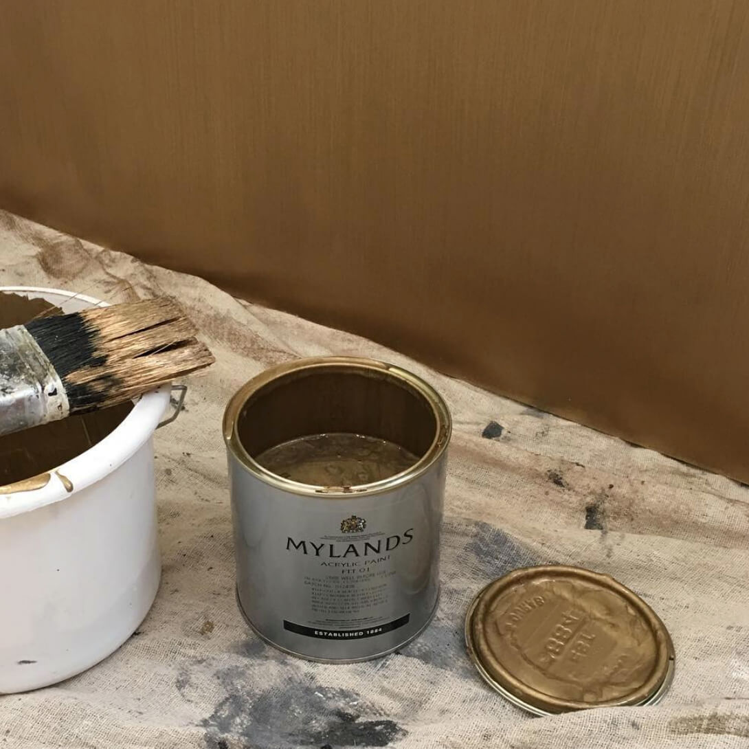 Mylands FTT 001 Rich Gold - Wood & Metal Metallic Eggshell / Lack Seidenmatt, 1L