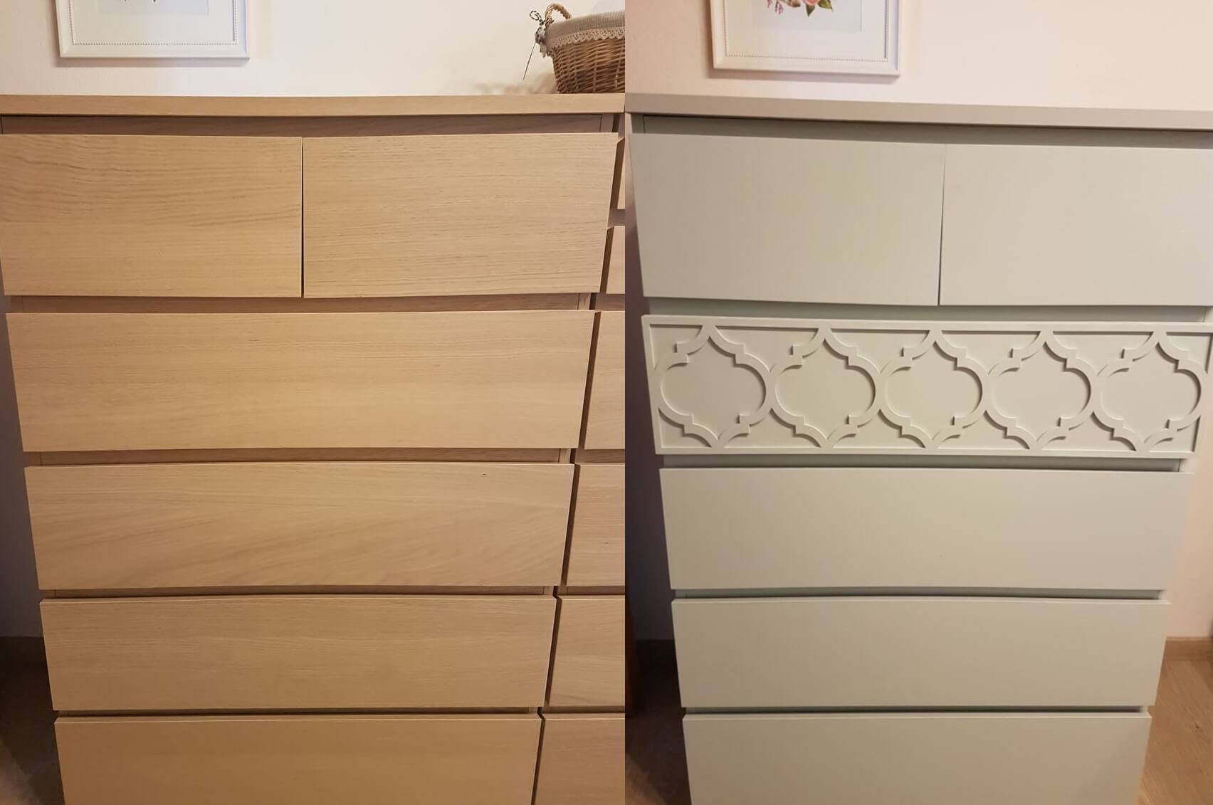 Painting MALM chest of drawers: Instructions | MissPompadour