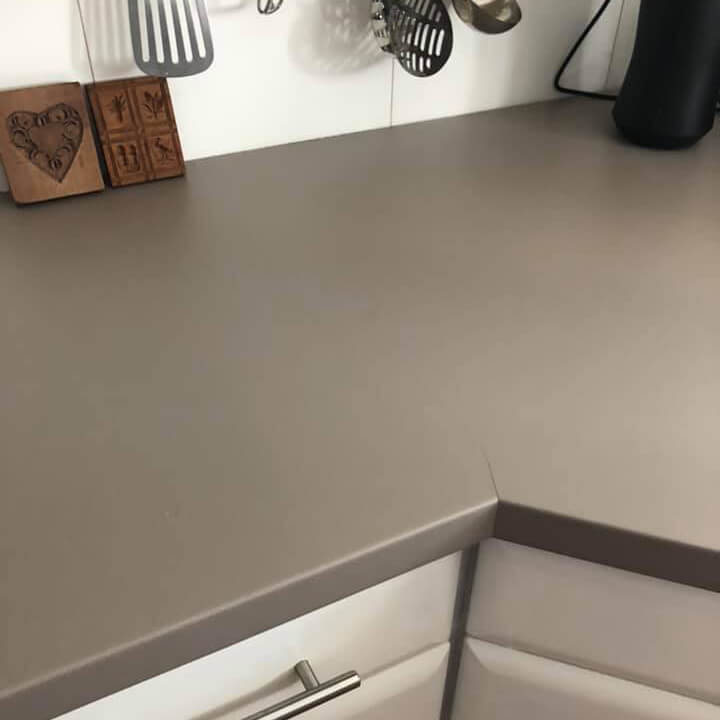 MissPompadour Grau mit Braun - Sanft & Matt 2.5L