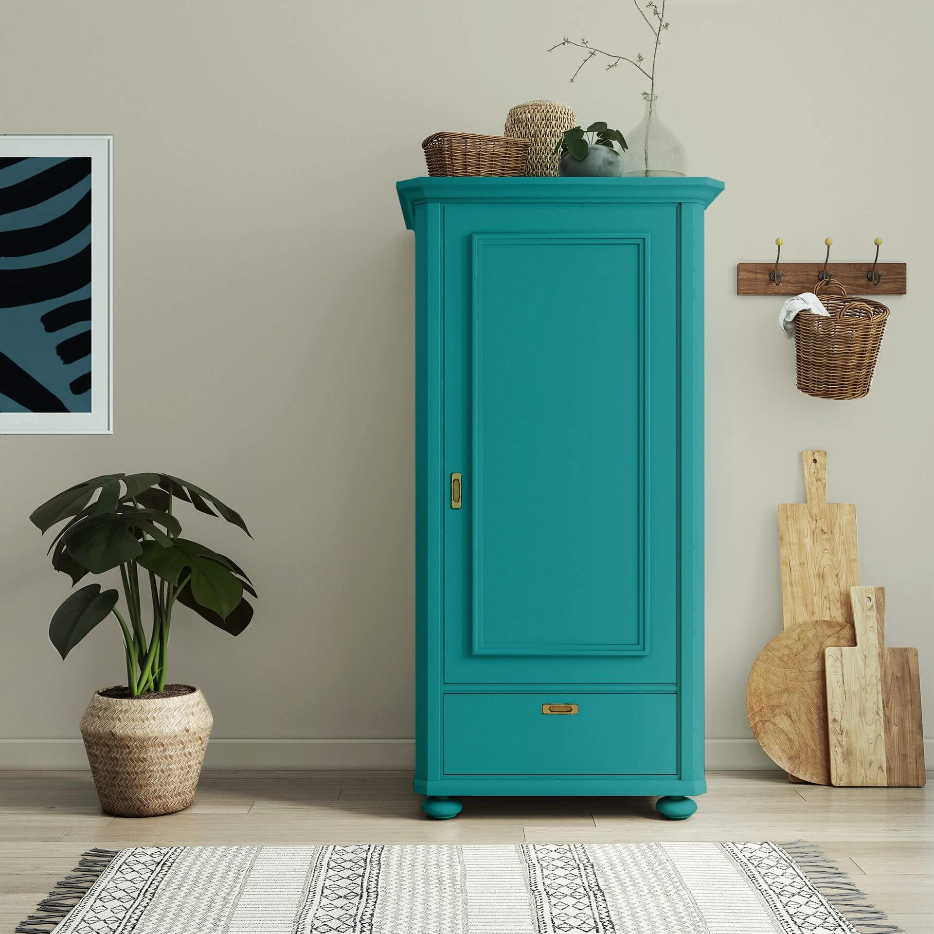 MissPompadour Green with Lagoon - The Valuable Wall Paint 2.5L