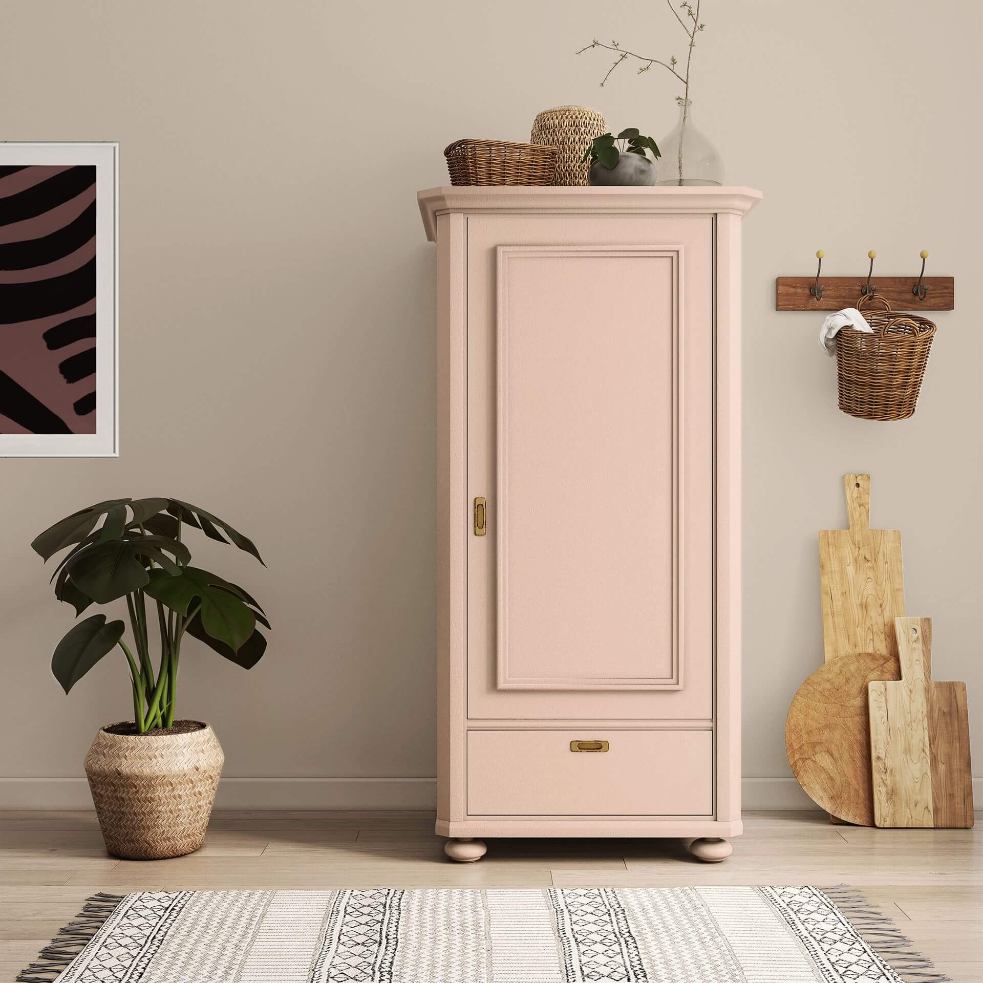 MissPompadour Rose with Marshmallow - The Functional Wall Paint 1L