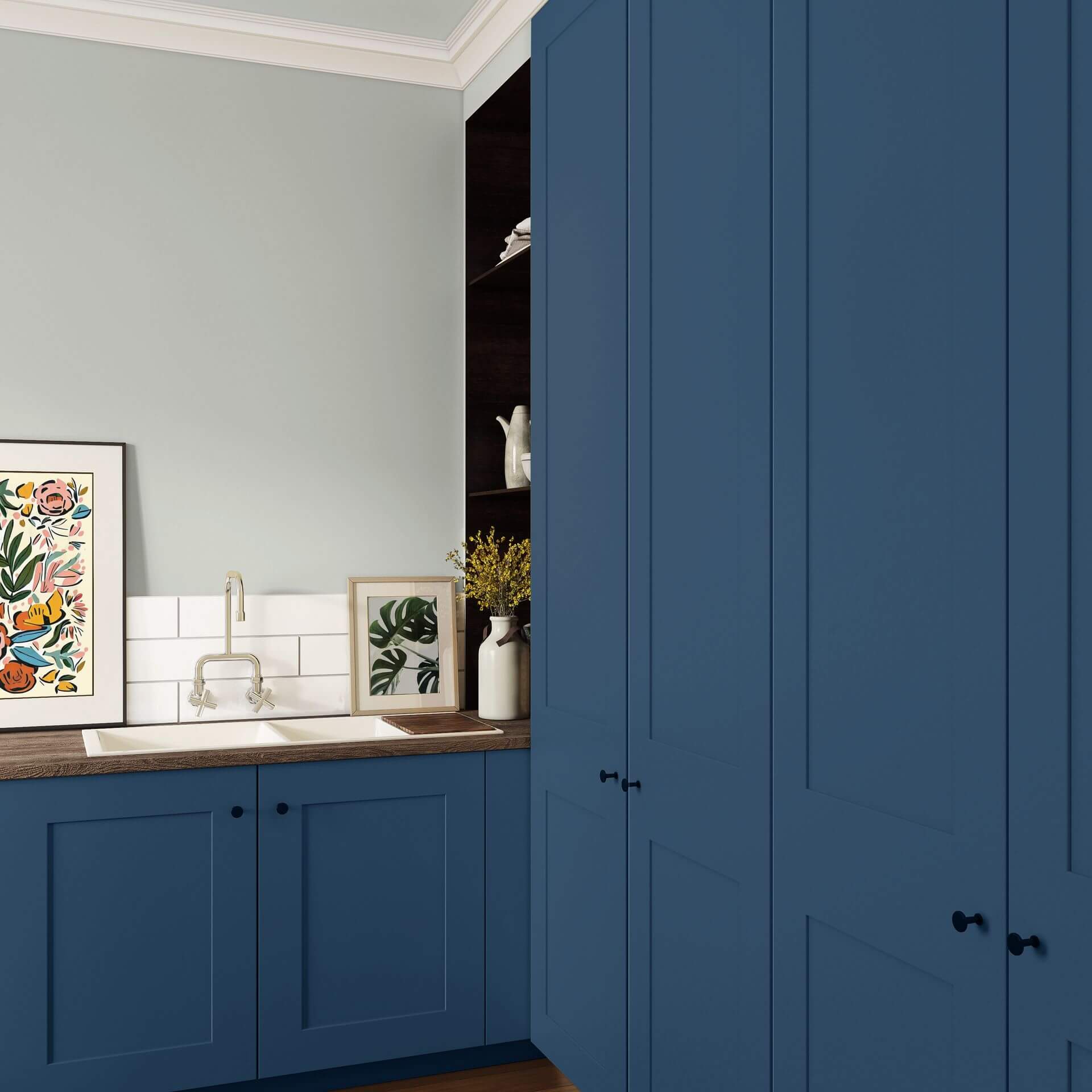 MissPompadour Blue with Night - The Valuable Wall Paint 1L