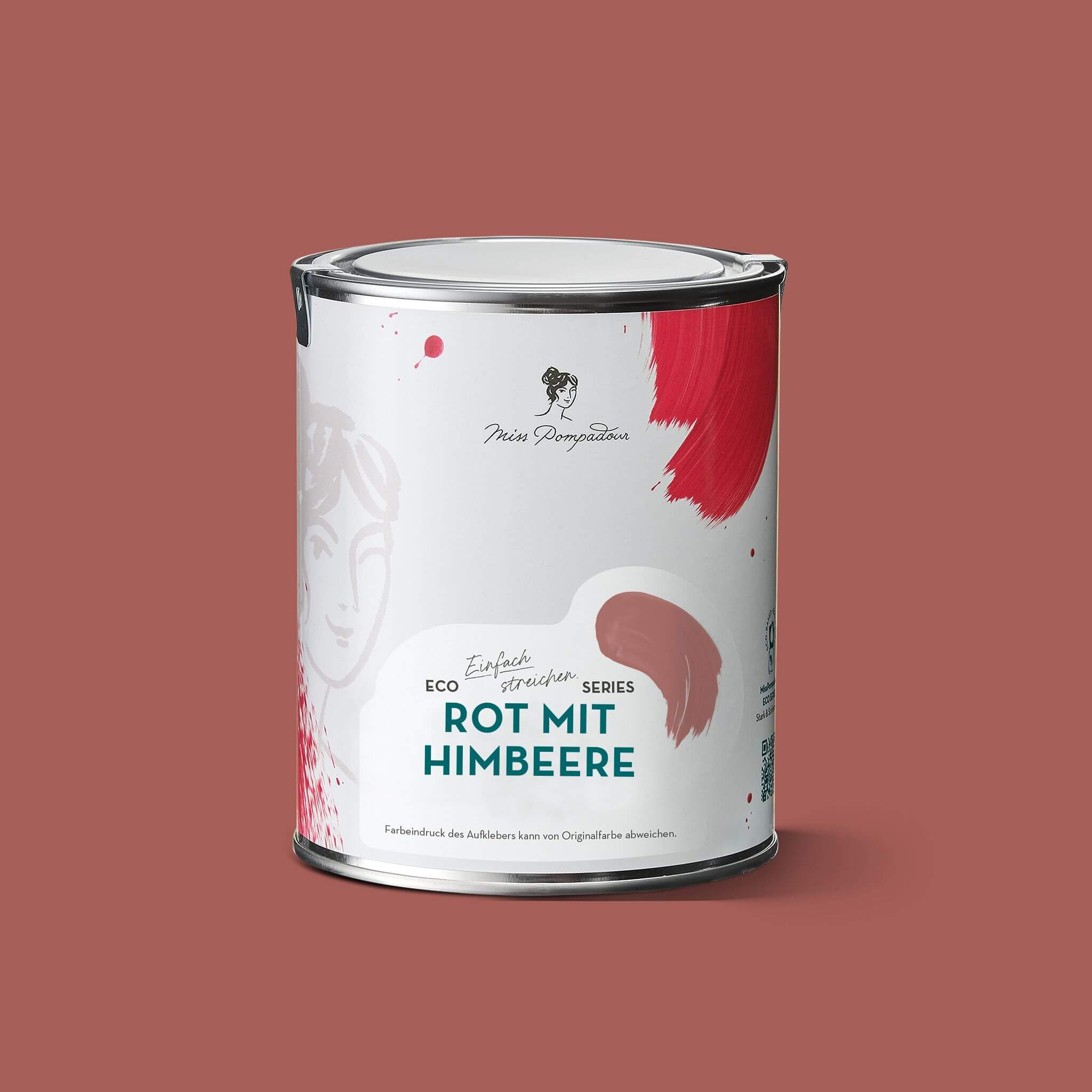 MissPompadour Rot mit Himbeere - Sanft & Matt 2.5L
