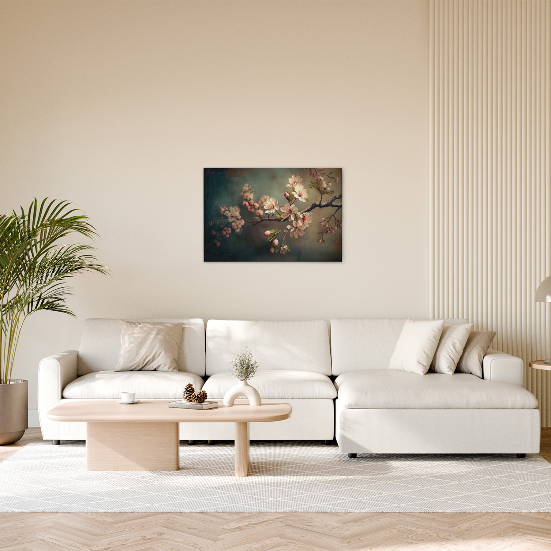 Kirschblüten Leinwandbild - 90 x 60 cm