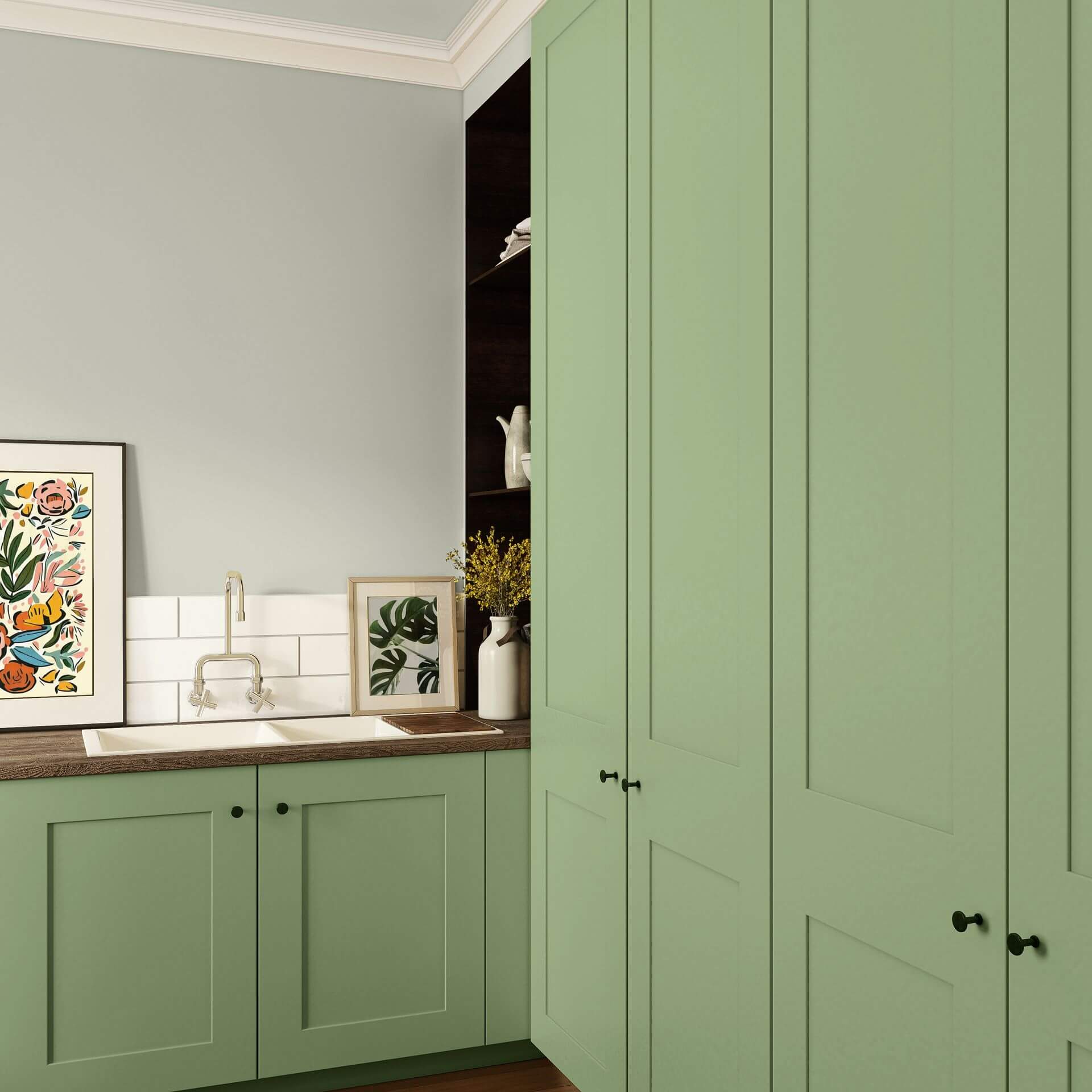 MissPompadour Green with Matcha - The Functional Wall Paint 1L