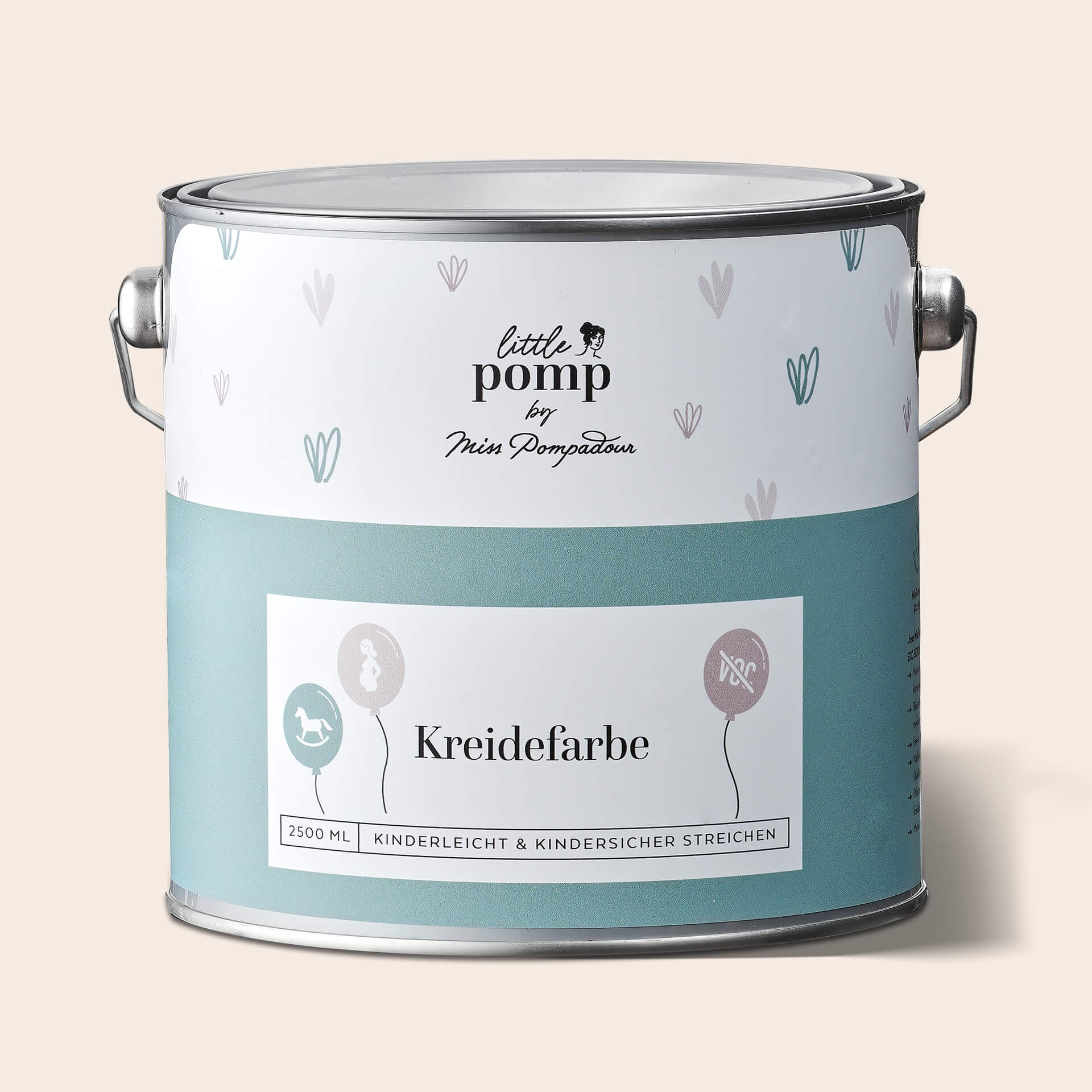 LittlePomp Rosa & Furchtlos - Kreidefarbe 2.5L