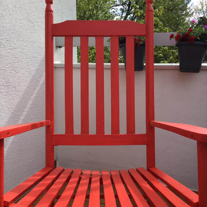 Mylands FTT 009 Bright Red - Wood & Metal Eggshell / Lack Seidenmatt, 1L