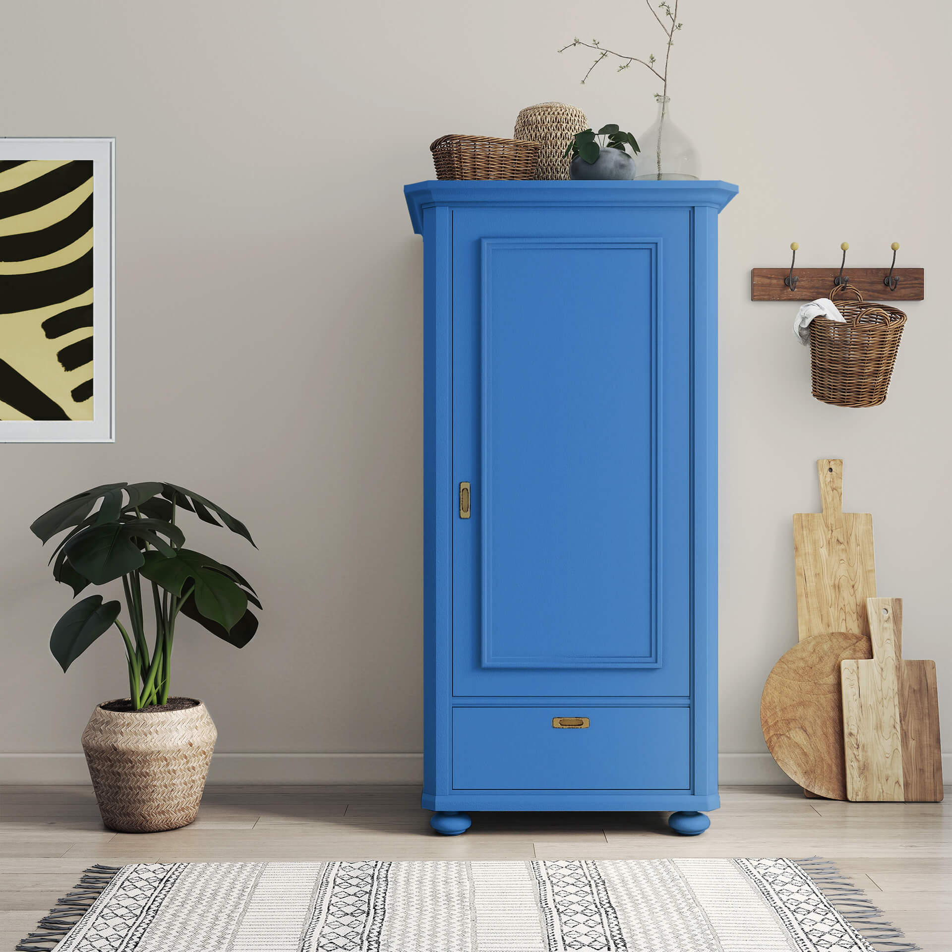 MissPompadour Blue with Violet - Eggshell Varnish 1L