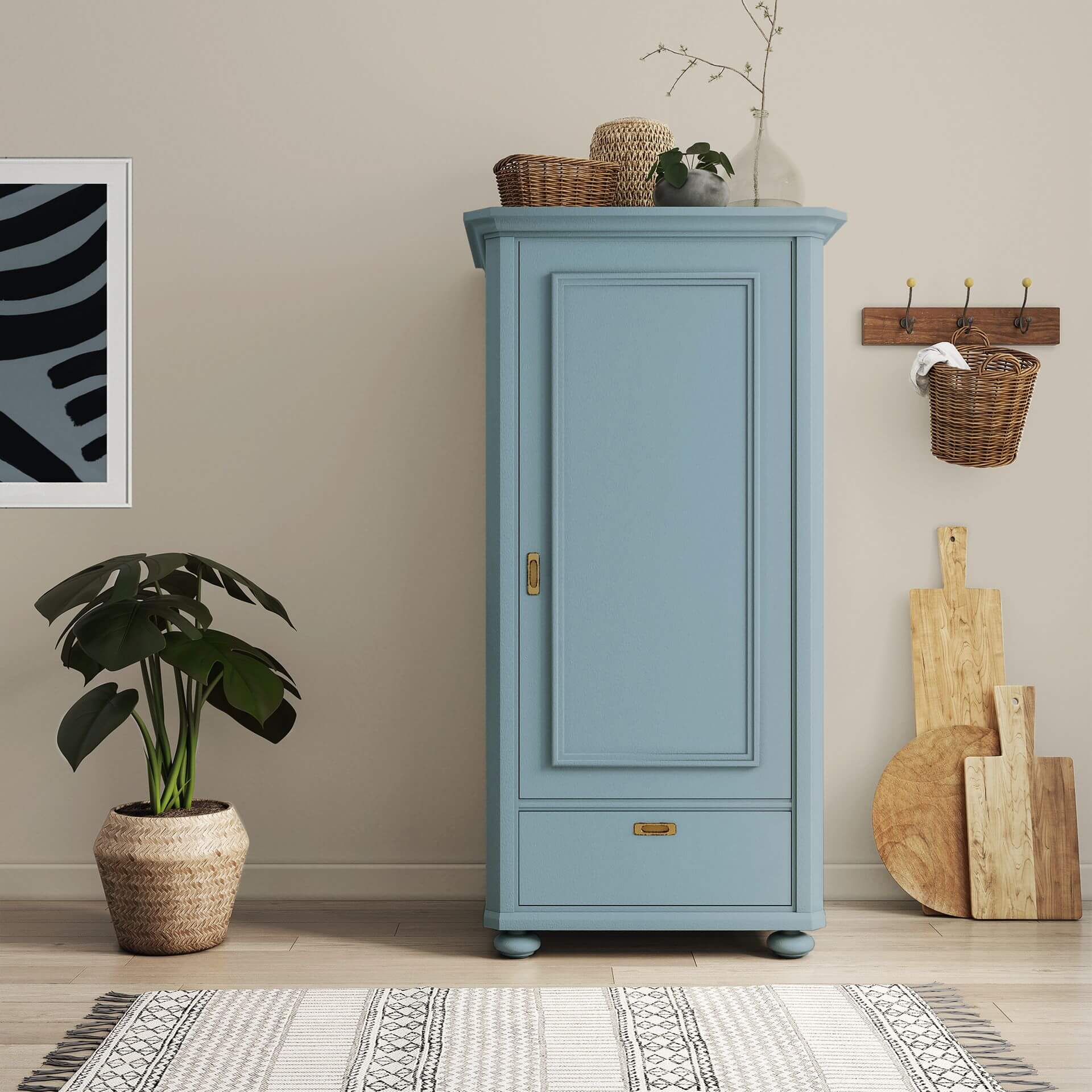 MissPompadour Blue with Fog - The Functional Wall Paint 1L