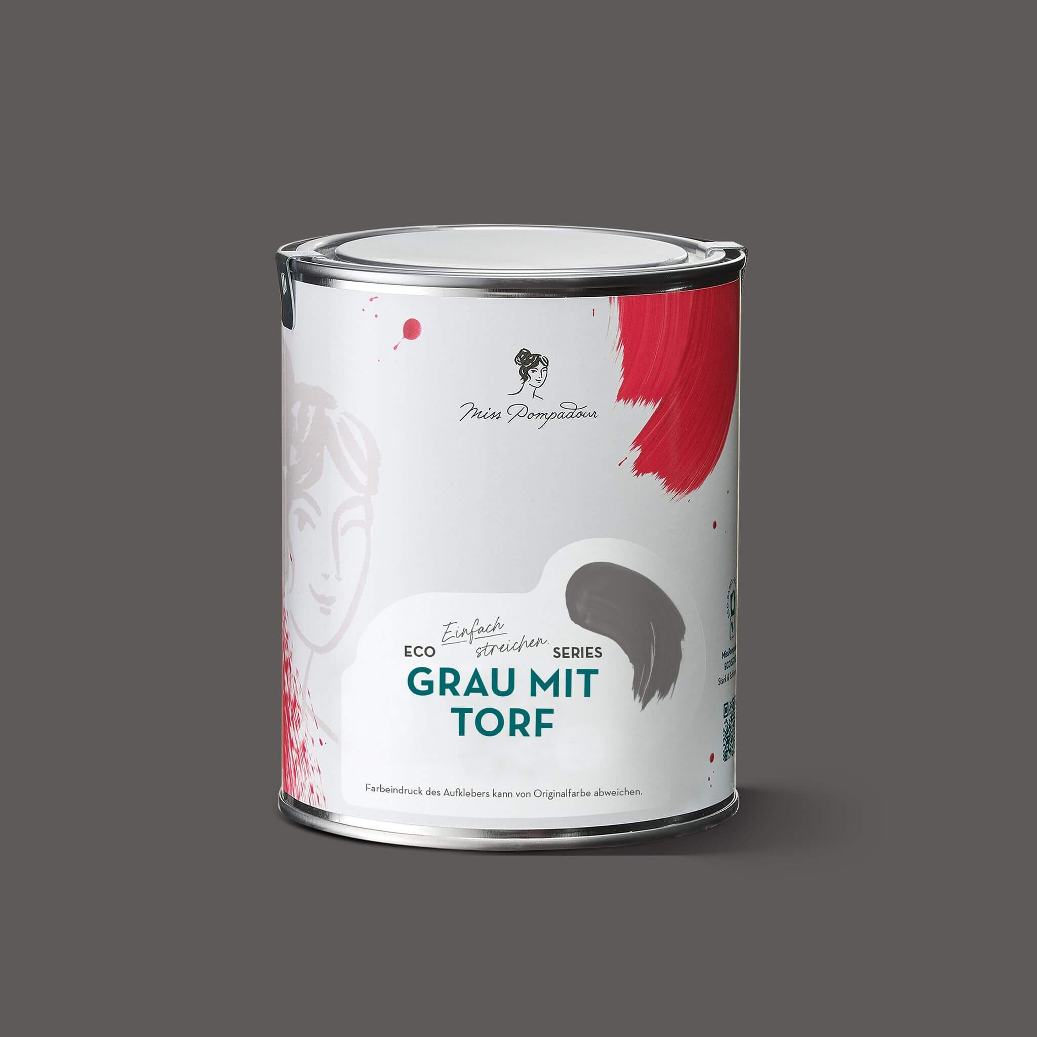 MissPompadour Grau mit Torf - Die Nützliche 1L
