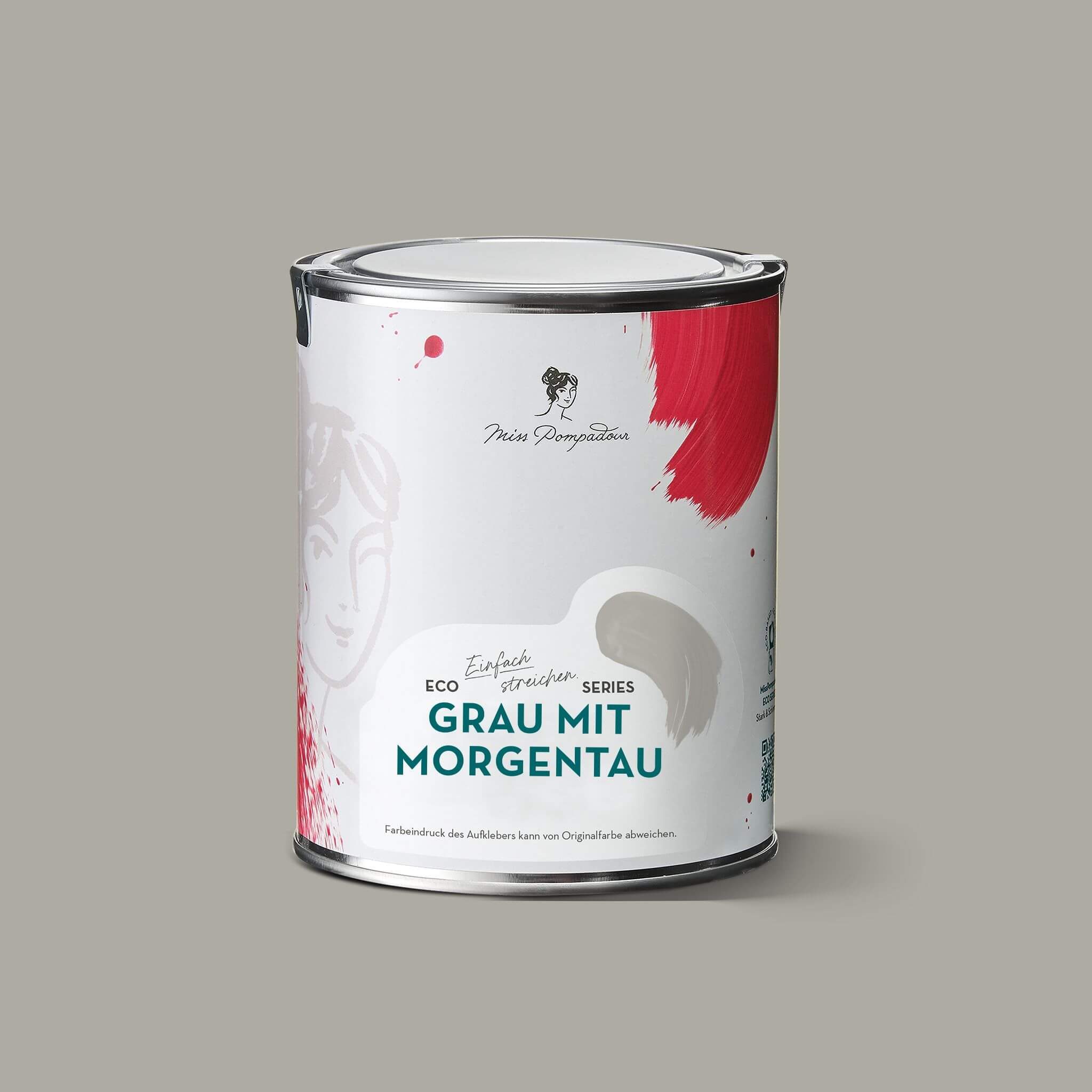 MissPompadour Grau mit Morgentau - Die Wertvolle 1L