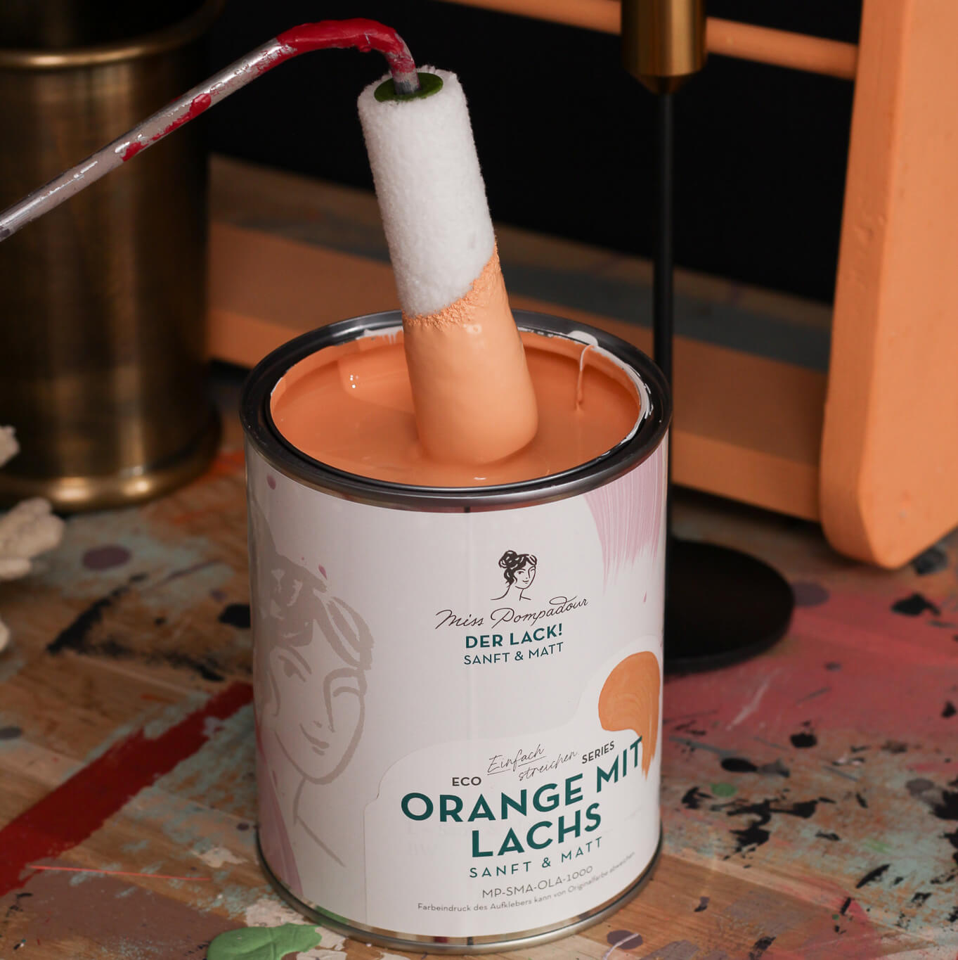 MissPompadour Orange mit Lachs - Die Wertvolle 2.5L
