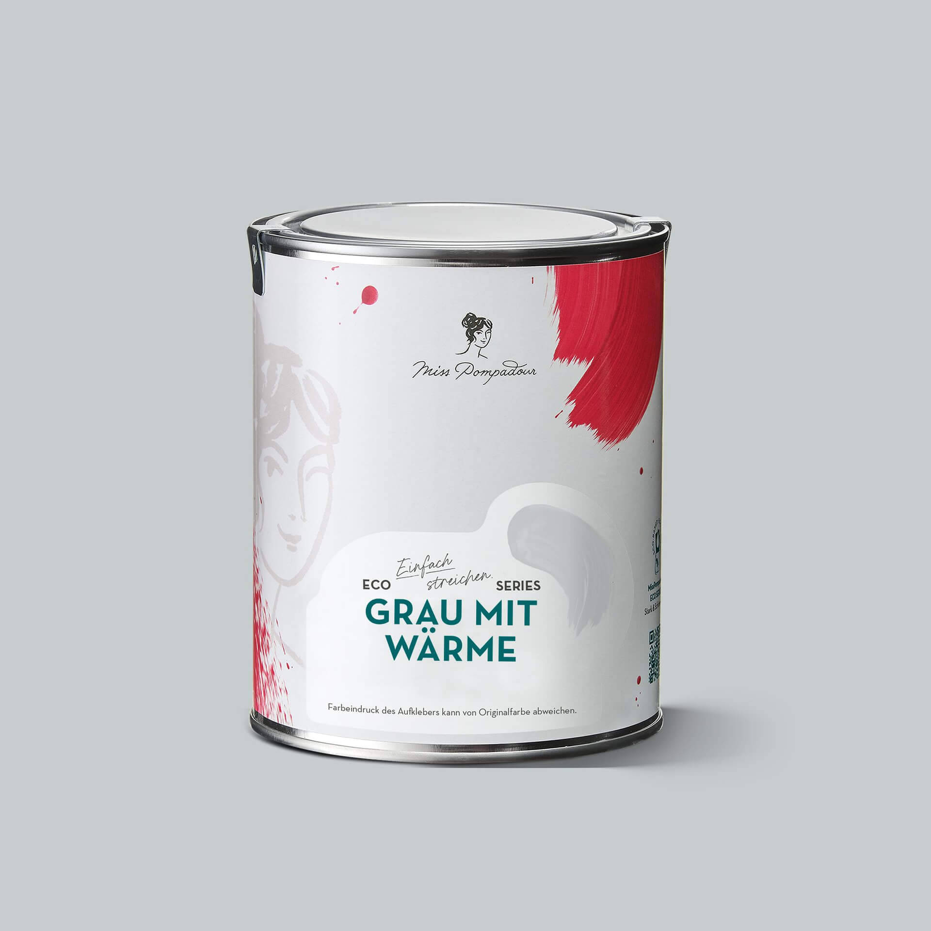 MissPompadour Grau mit Wärme - Stark & Schimmernd 1L