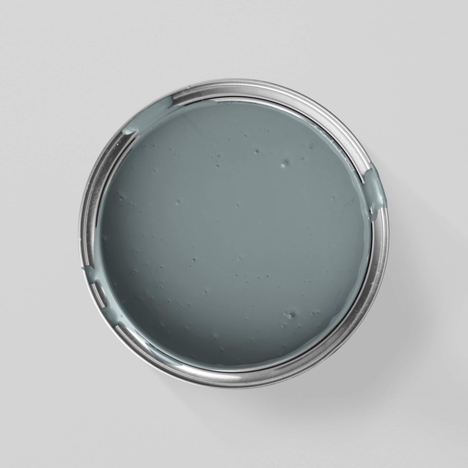 MissPompadour Gris avec Vert - Peinture murale écologique 1L