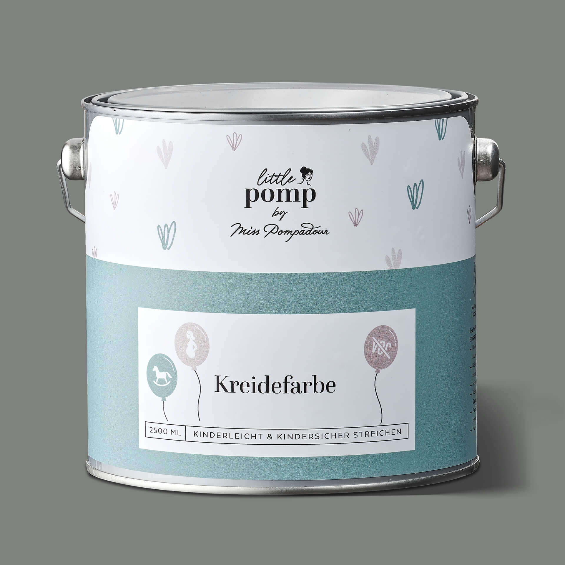 LittlePomp Grijs & Behoedzaam - Krijtlak 750ml